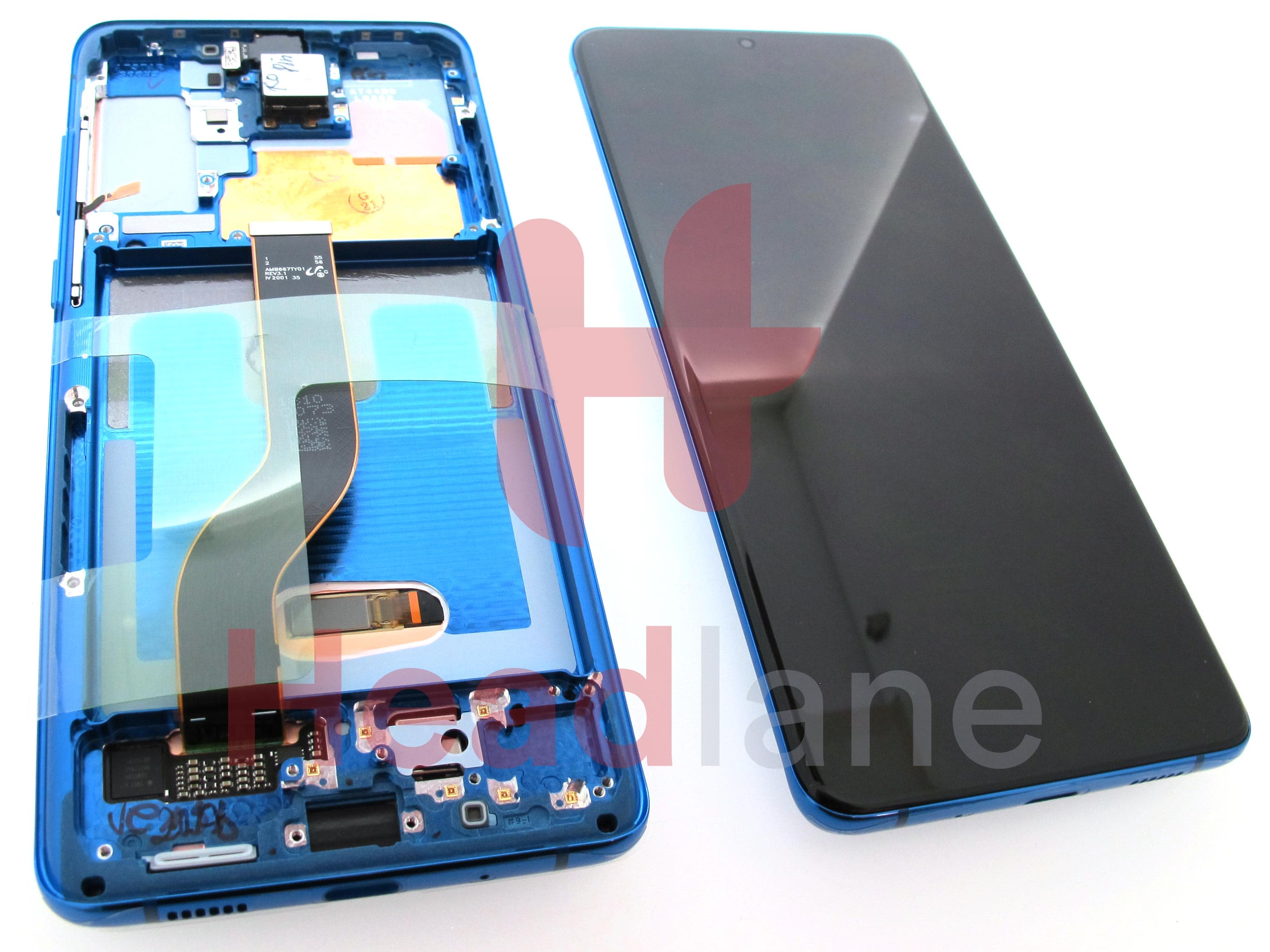 Samsung SM-G986 Galaxy S20+ / S20 Plus LCD Display / Screen + Touch - Aura Blue - view 2