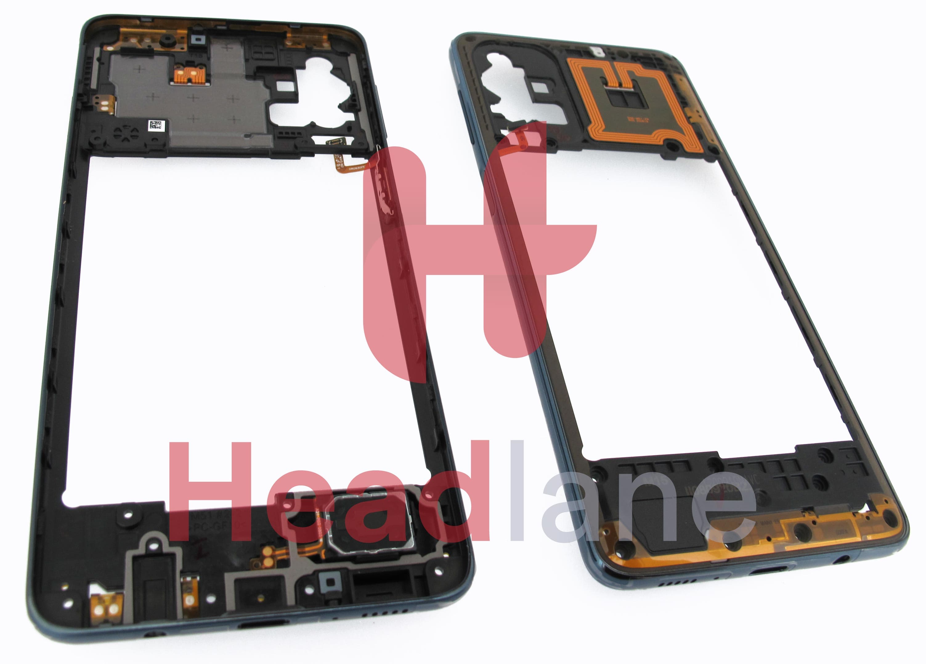 Samsung SM-M515 Galaxy M51 Middle Cover / Chassis - Black - view 2