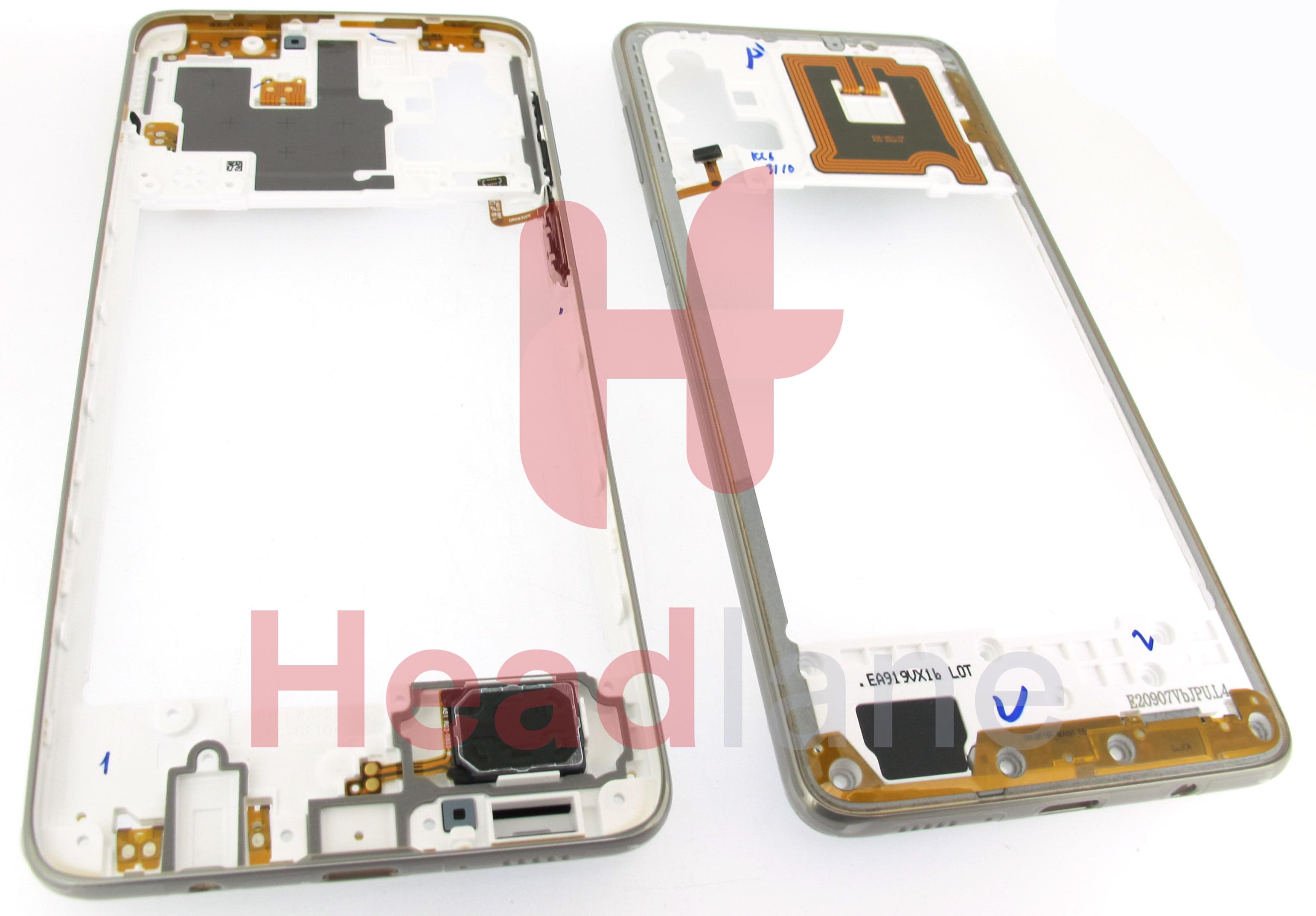 Samsung SM-M515 Galaxy M51 Middle Cover / Chassis - White - view 2