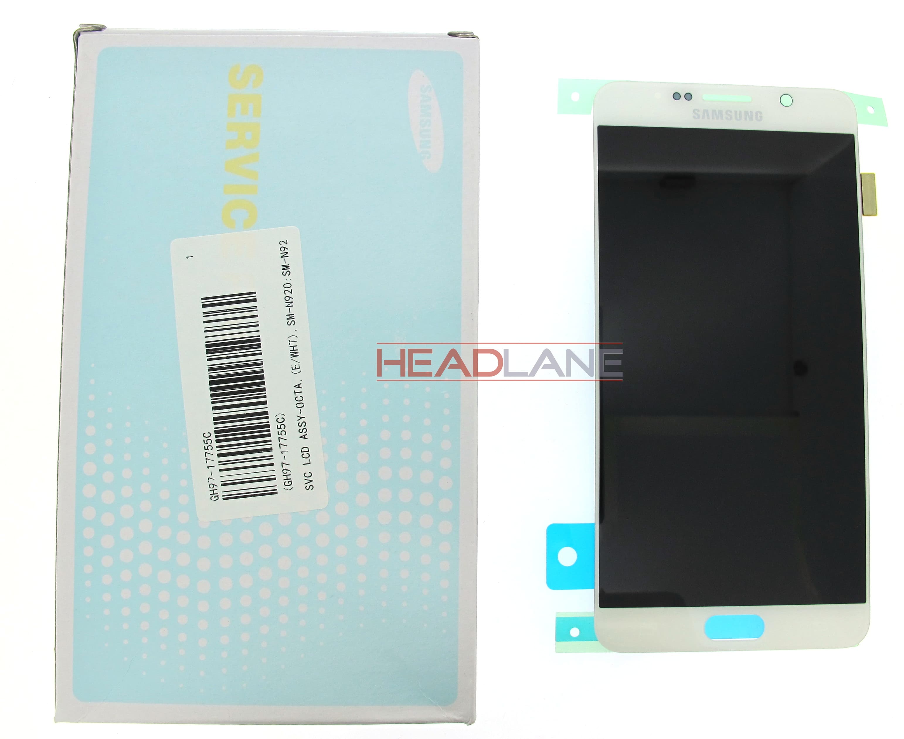 Samsung SM-N920 Galaxy Note 5 LCD Display / Screen + Touch - White - view 2