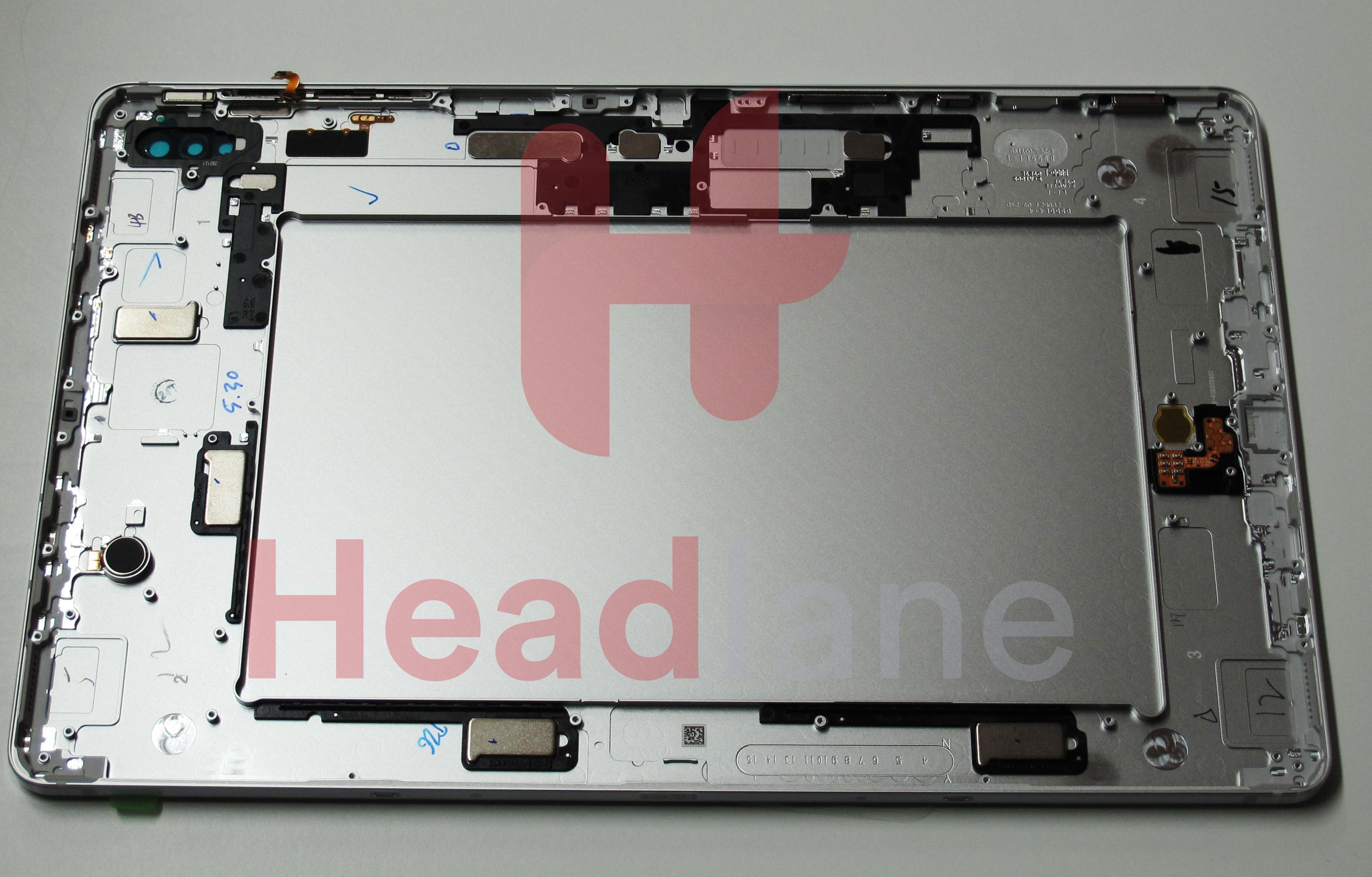 Samsung SM-T970 SM-T976 Galaxy Tab S7+ 12.4" Back Cover - Silver - view 2