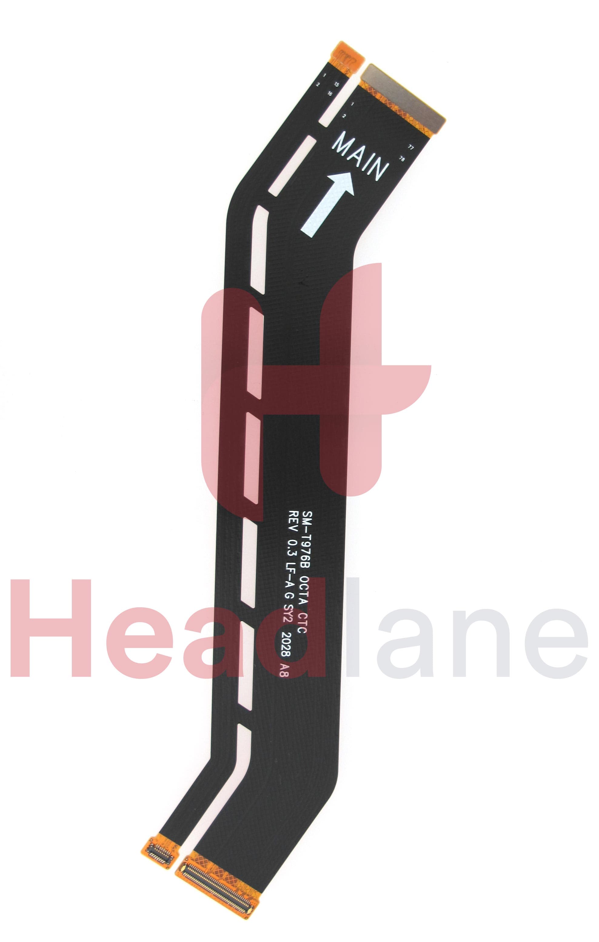 Samsung SM-T970 SM-T976 Galaxy Tab S7+ 12.4" LCD Flex Cable - view 2