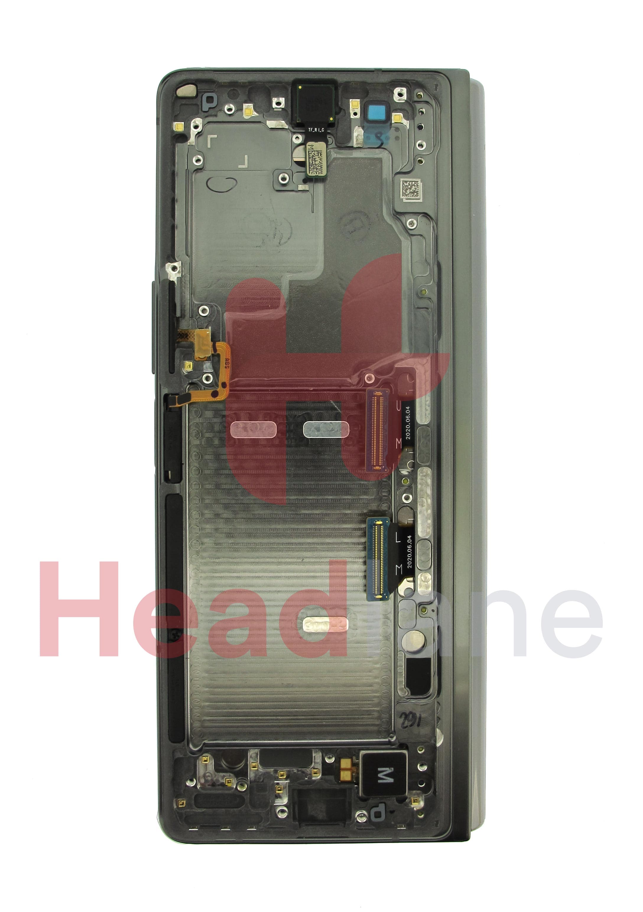 Samsung SM-F916 Galaxy Z Fold2 5G LCD Display / Screen + Touch - Mystic Black (Blue Hinge) - view 2