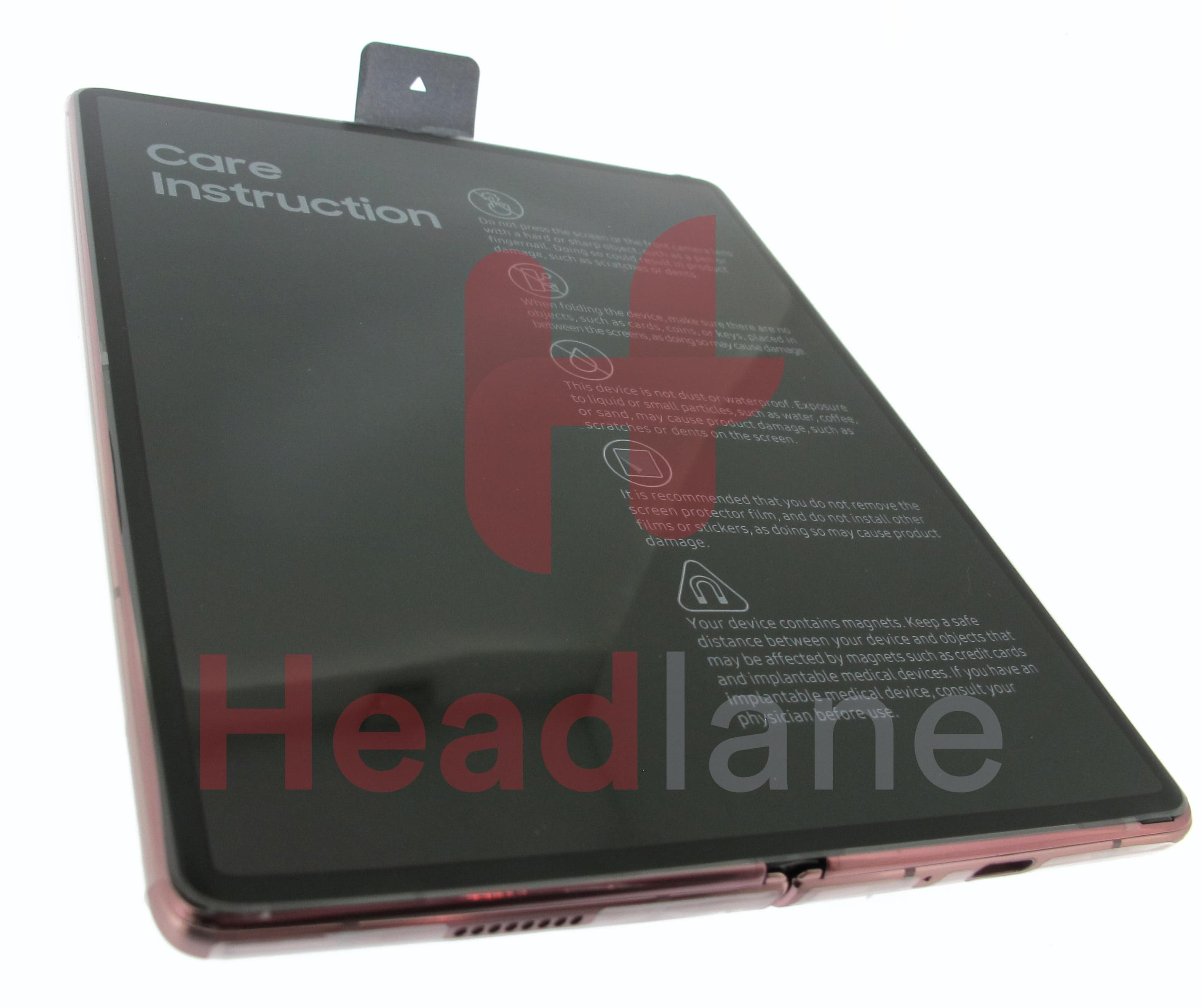 Samsung SM-F916 Galaxy Z Fold2 5G LCD Display / Screen + Touch - Mystic Bronze (Gold Hinge) - view 2