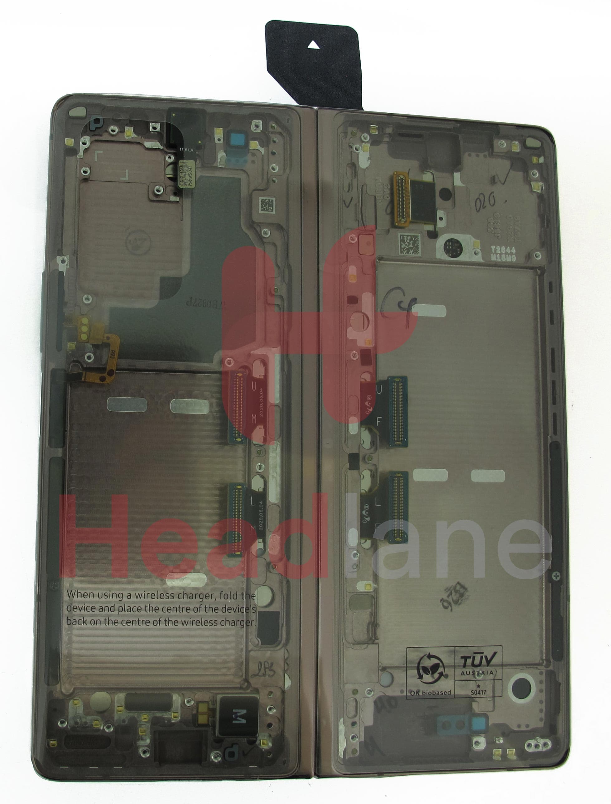 Samsung SM-F916 Galaxy Z Fold2 5G LCD Display / Screen + Touch - Mystic Bronze (Gold Hinge) - view 3