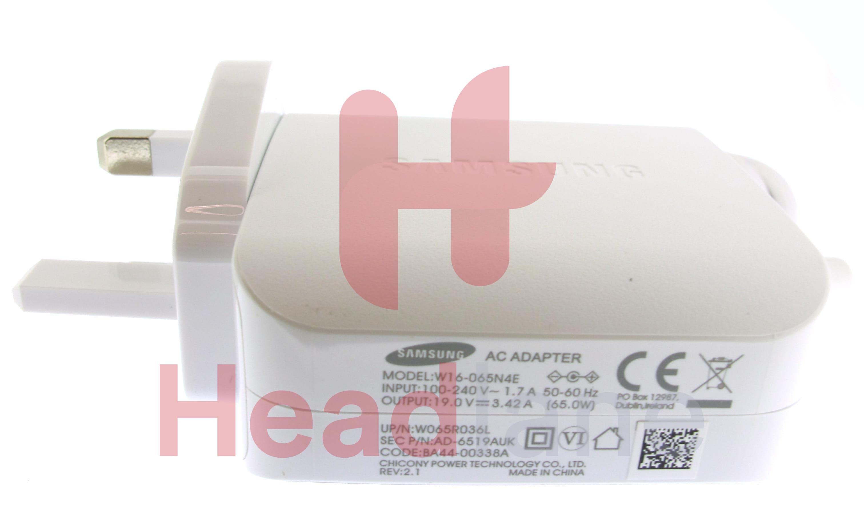 Samsung NP950XCJ Galaxy Book ION 15" AC Adaptor / Charger 19V 3.42A W065R036L - view 2