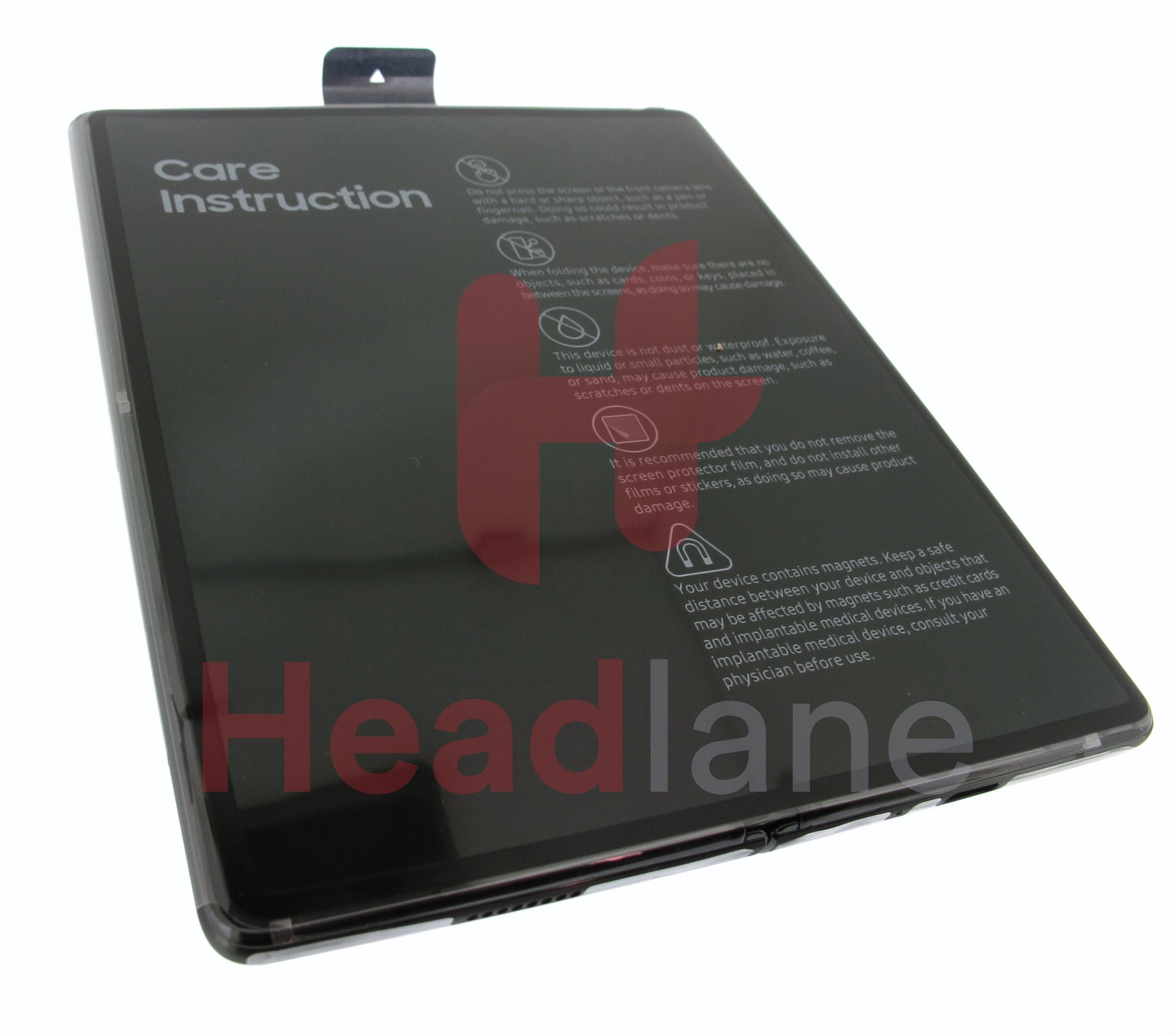 Samsung SM-F916 Galaxy Z Fold2 5G LCD Display / Screen + Touch - Mystic Black (Black Hinge) - view 3