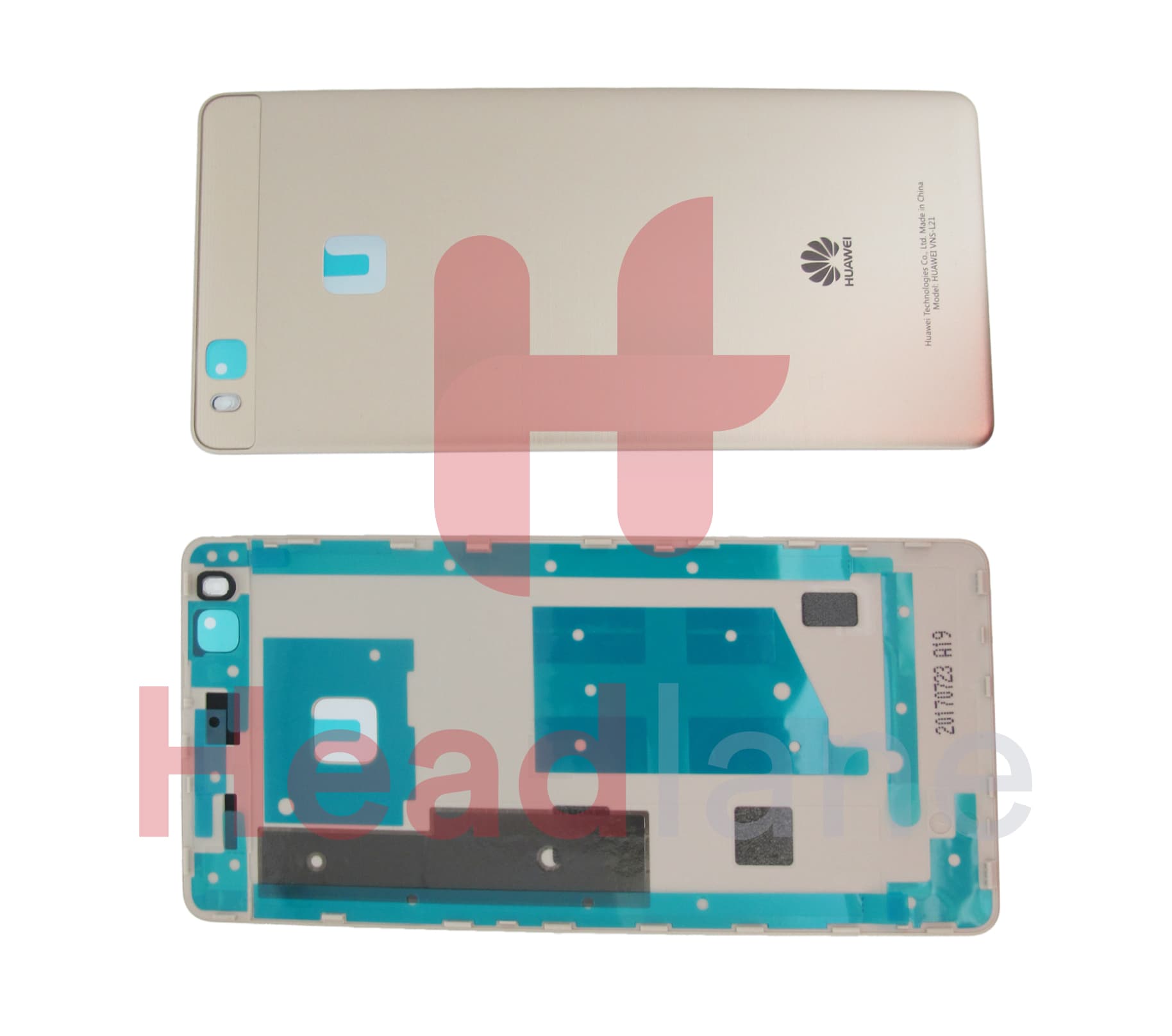 Huawei P9 Lite Battery Cover - Gold - view 2