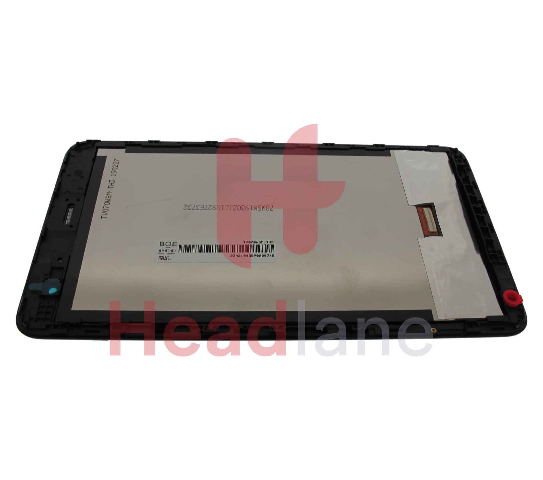 Huawei MediaPad T2 7.0" Front Cover + Touch Panel / Digitizer - Silver - view 3