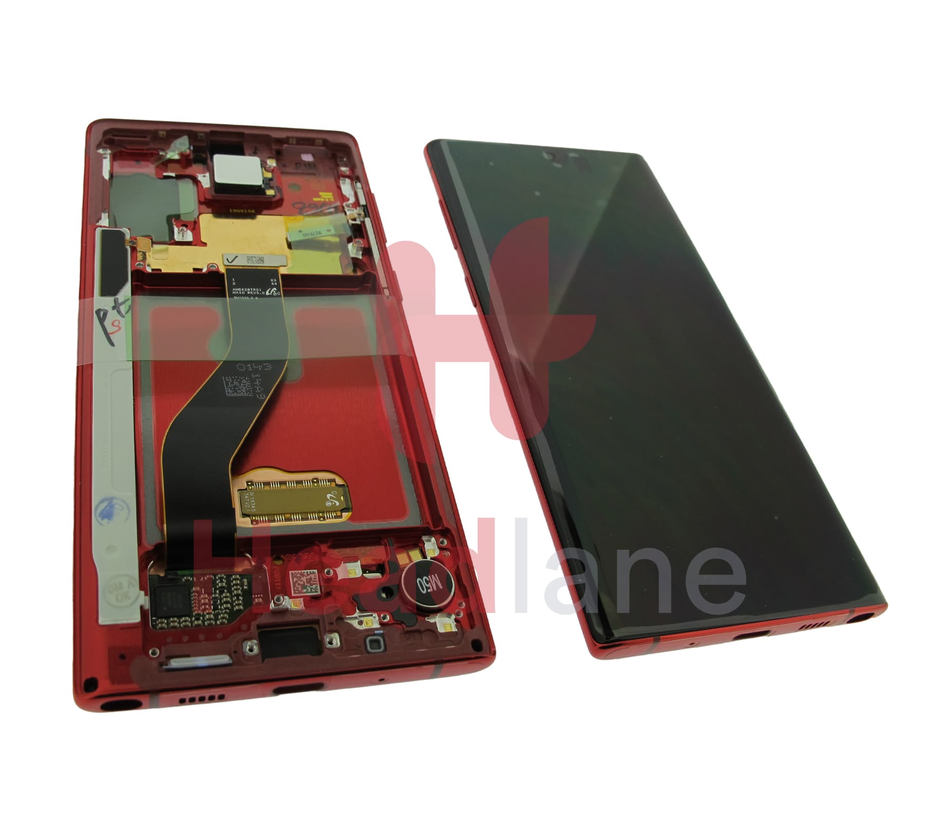 Samsung SM-N970 Galaxy Note 10 LCD Display / Screen + Touch - Aura Red - view 2