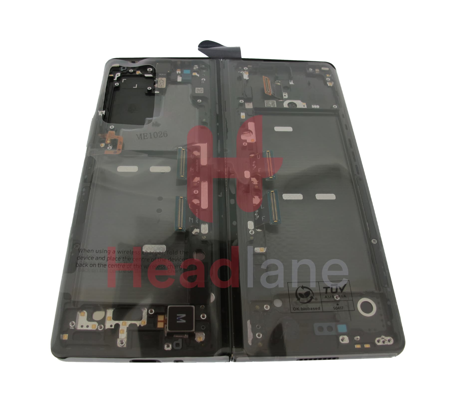 Samsung SM-F916 Galaxy Z Fold2 5G LCD Display / Screen + Touch - Mystic Black (Gold Hinge) 2