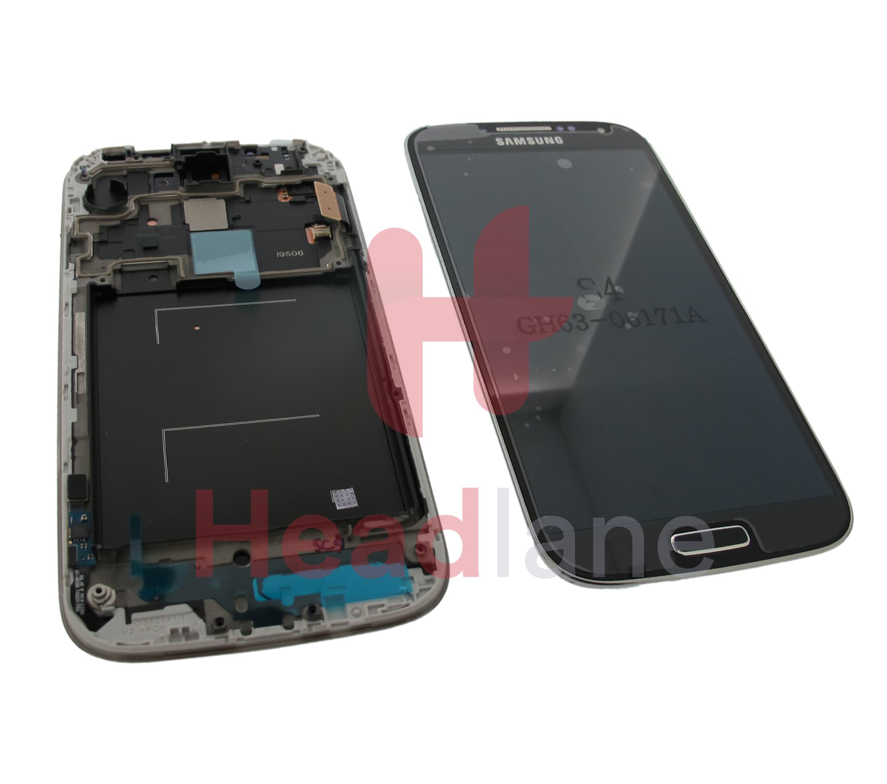 Samsung GT-I9506 Galaxy S4 LTE+ LCD Display / Screen + Touch - Silver - view 2