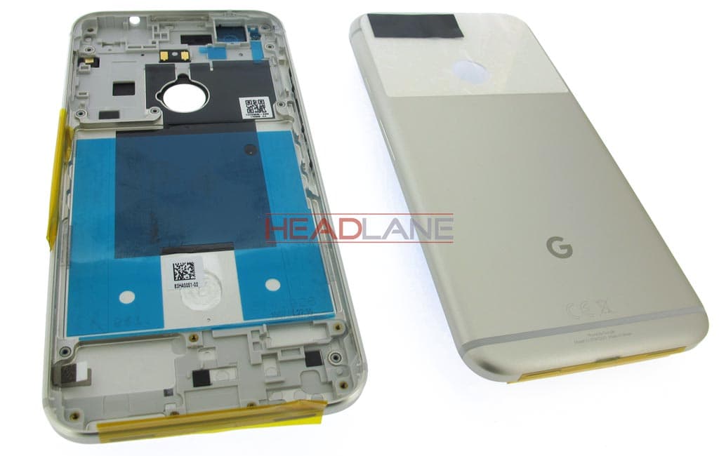 Google Pixel XL G-2PW2200 Battery / Back Cover - Silver - view 2