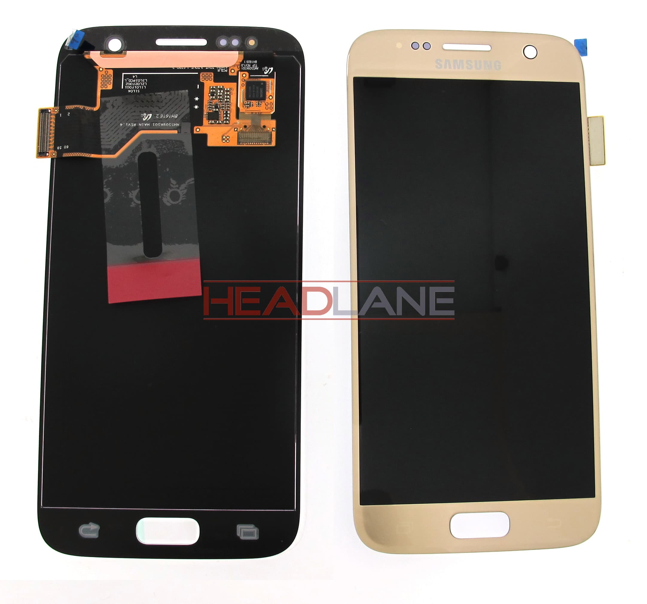 Samsung SM-G930F Galaxy S7 LCD Display / Screen + Touch - Gold - view 2