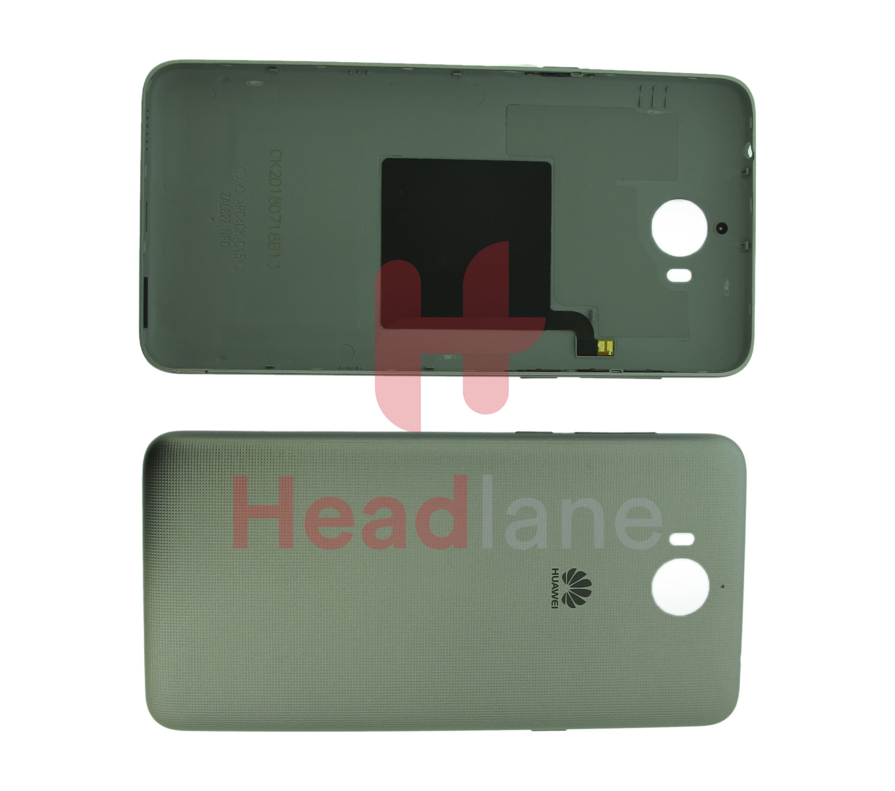 Huawei Y5 (2017) Back / Battery Cover - Grey - view 2