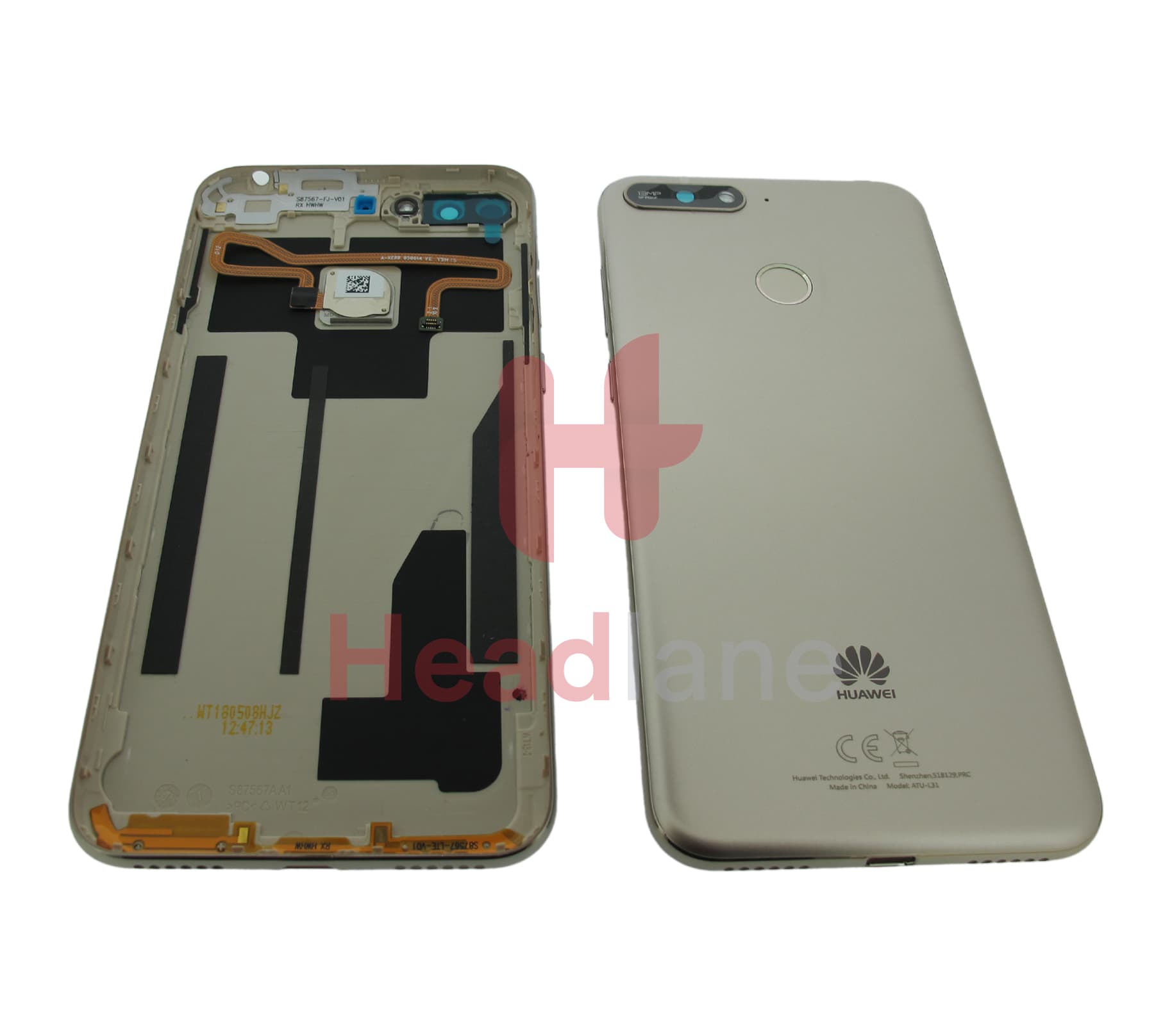 Huawei Y6 (2018) Back / Battery Cover - Gold  - view 2
