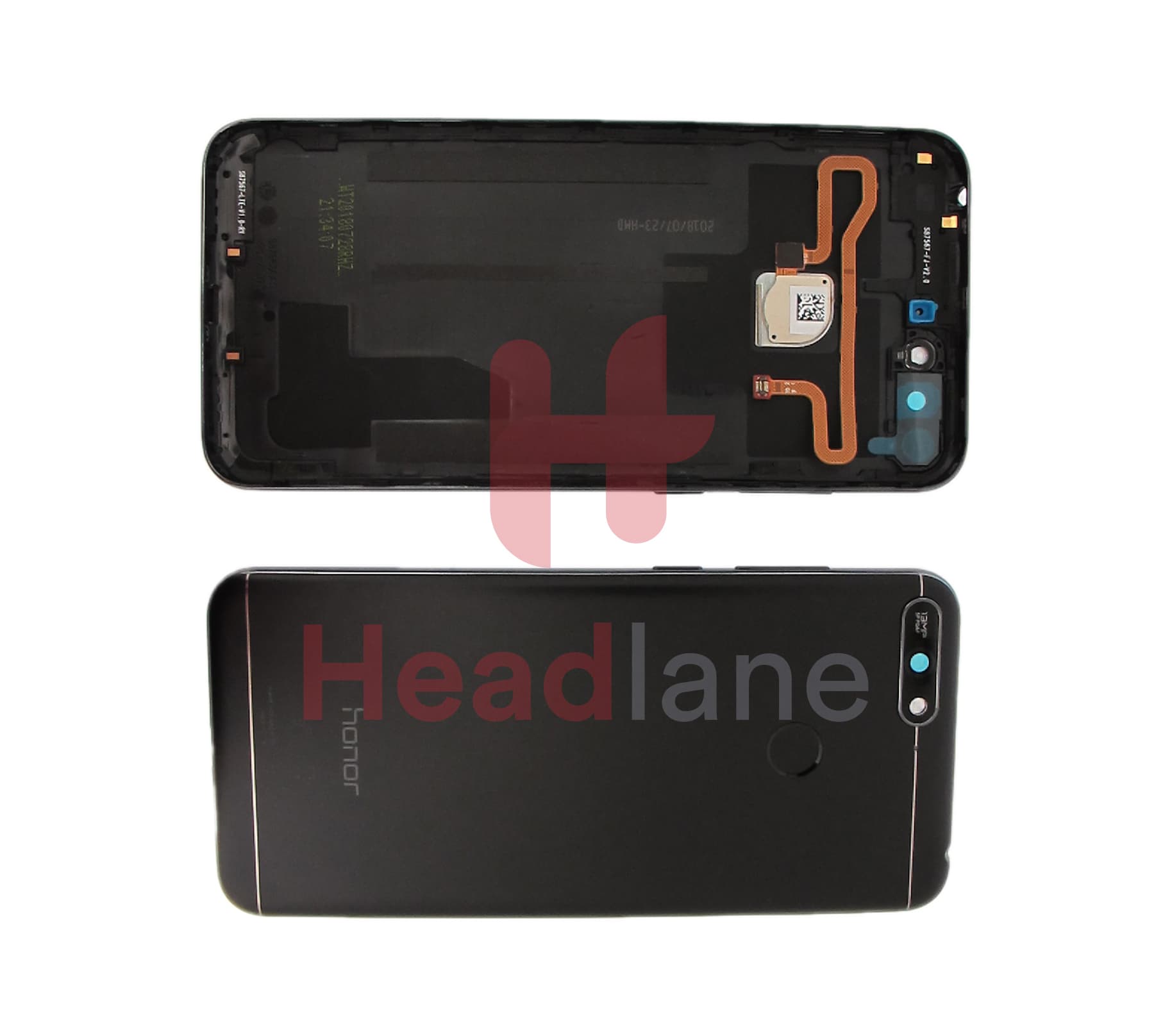 Huawei Honor 7A Back / Battery Cover - Black - view 3