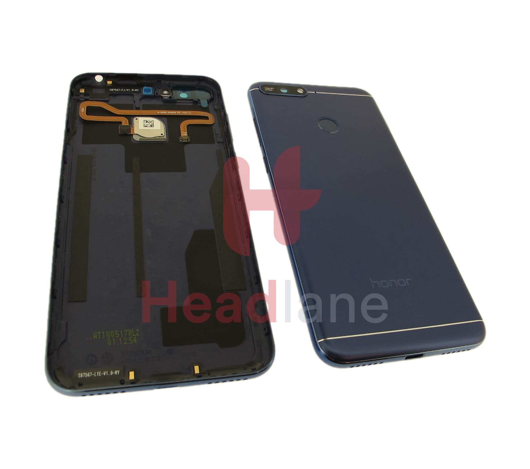 Huawei Honor 7A Back / Battery Cover - Blue - view 2