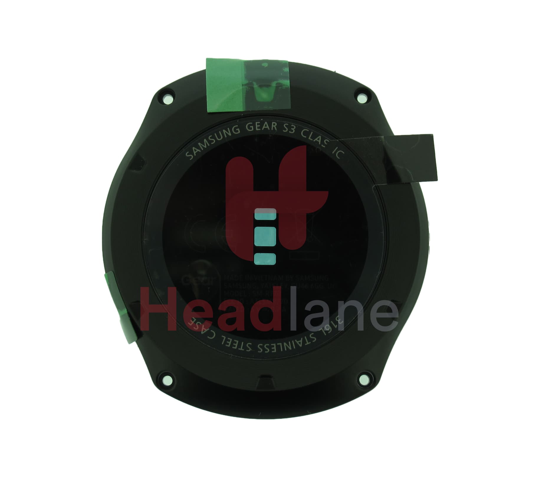 Samsung SM-R770 Gear S3 Classic Back / Rear Cover - Black - view 2