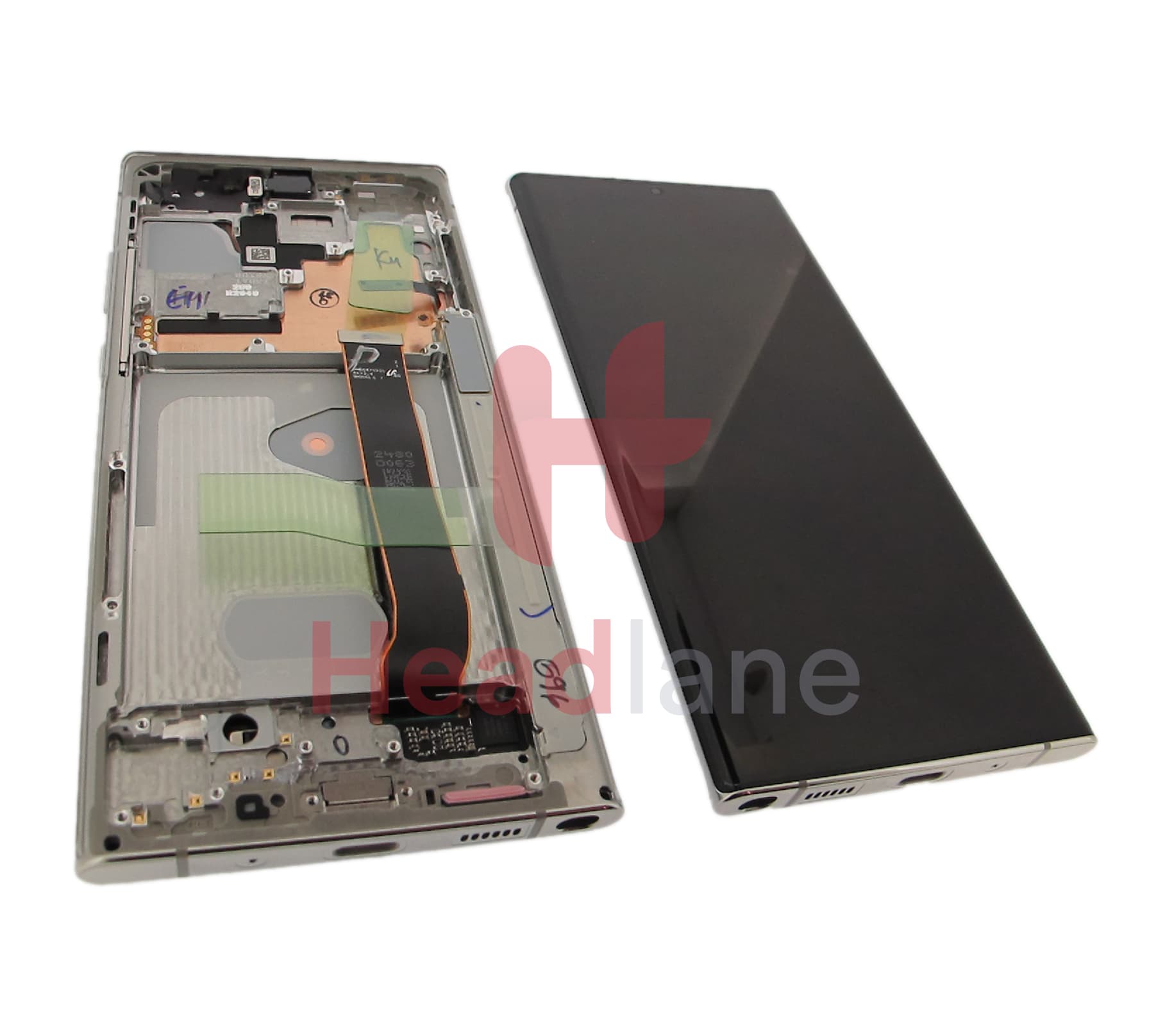 Samsung SM-N986 N985 Galaxy Note 20 Ultra 5G /4G LCD Display / Screen + Touch - White - view 2