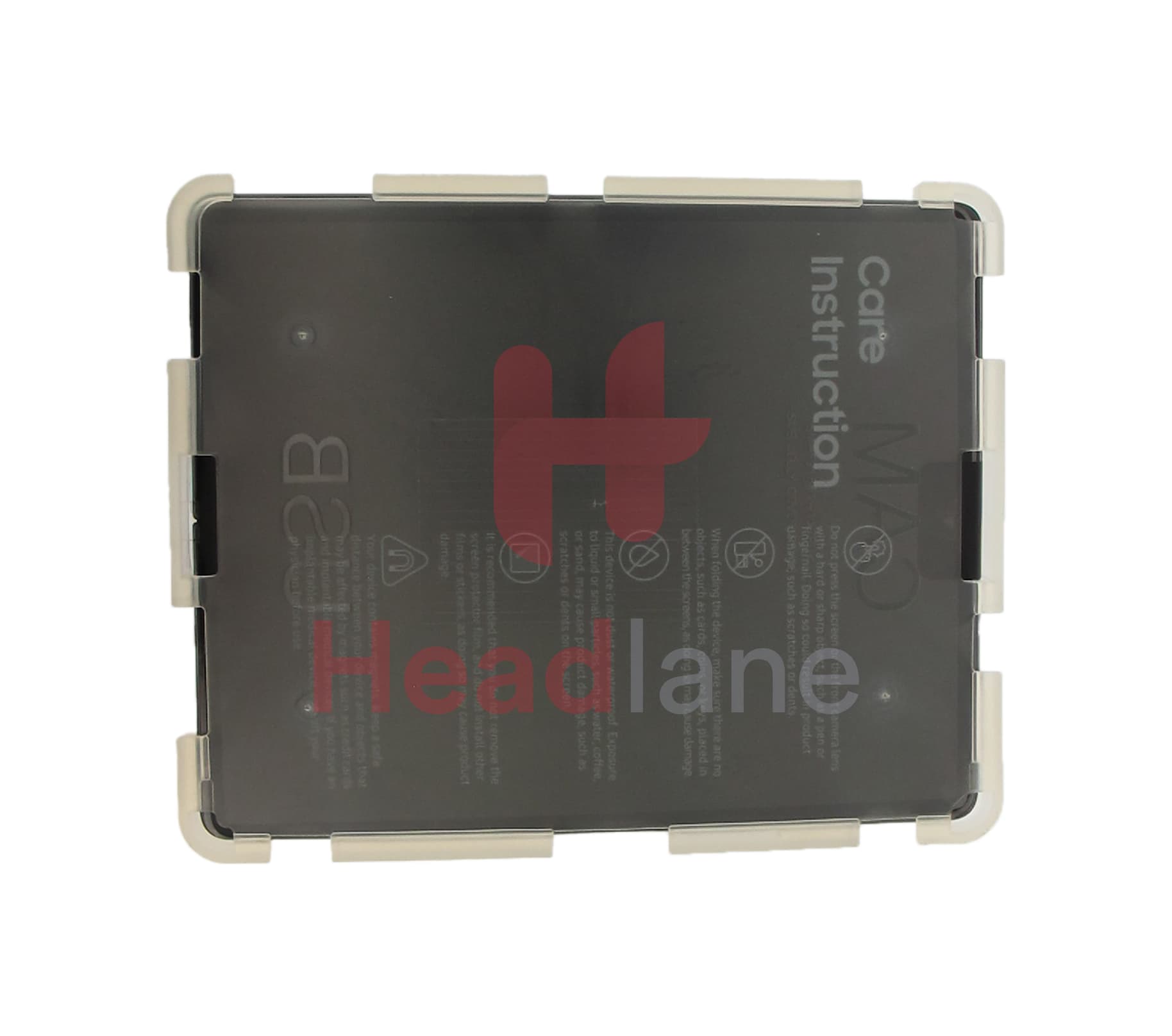 Samsung SM-F916 Galaxy Z Fold2 5G LCD Display / Screen + Touch - Mystic Black (Red Hinge) - view 5