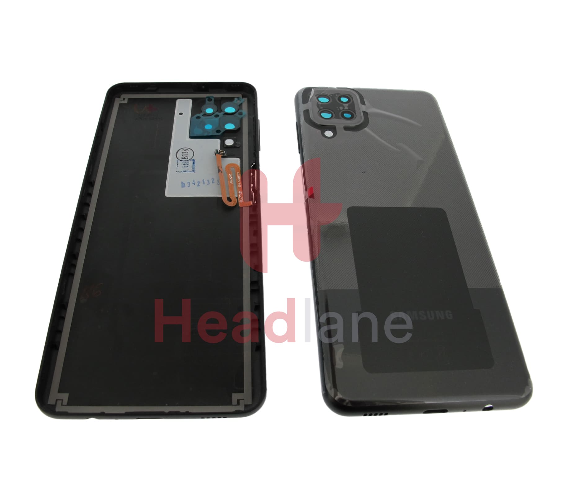 Samsung SM-A125 Galaxy A12 Back / Battery Cover - Black - view 2