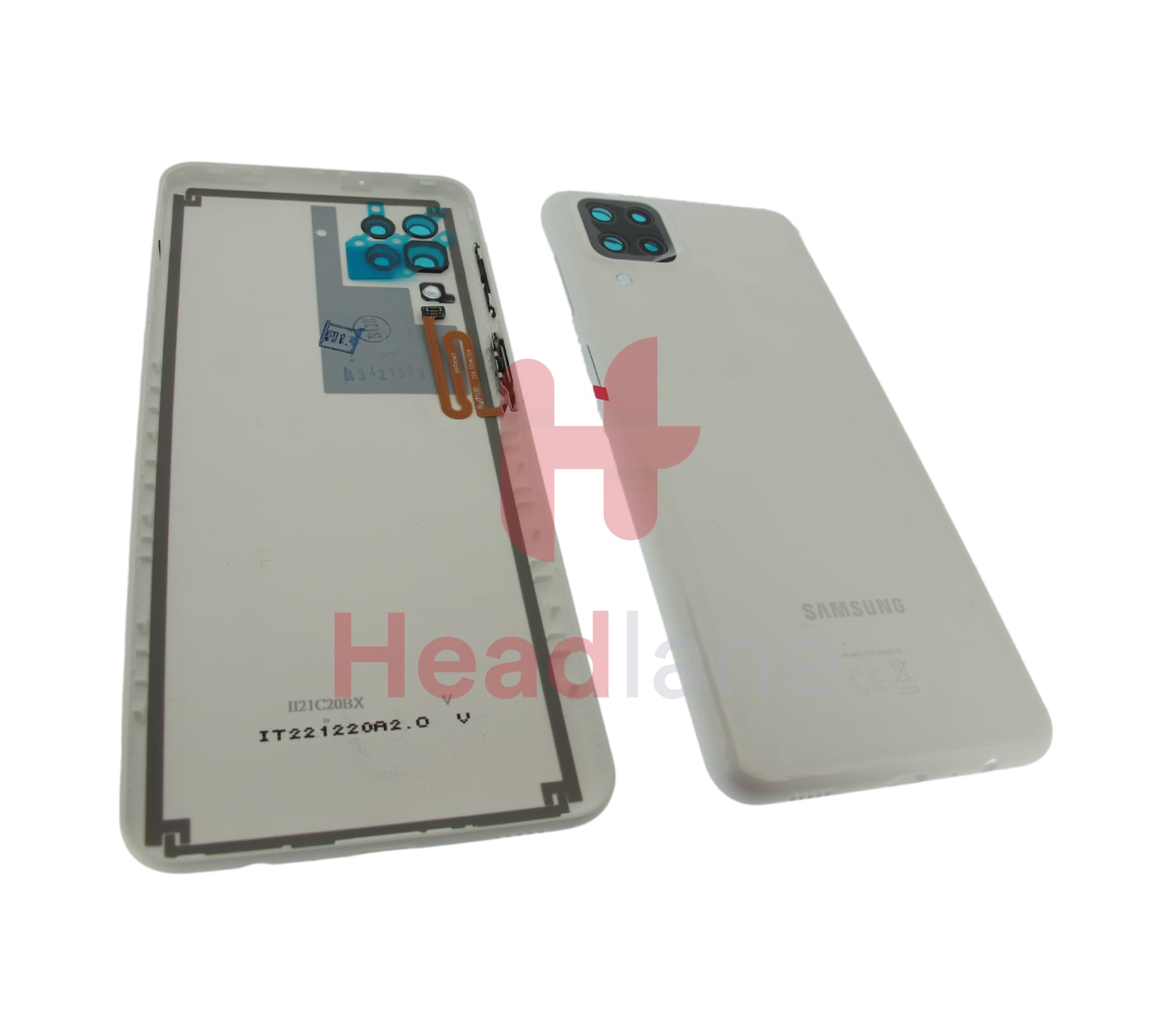 Samsung SM-A125 Galaxy A12 Back / Battery Cover - White - view 3