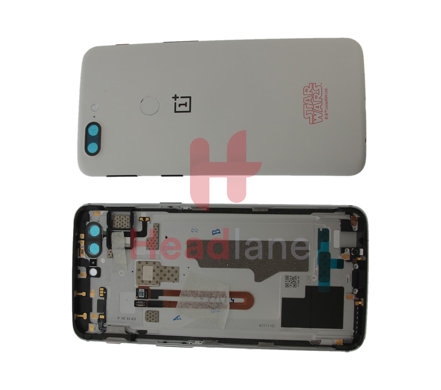 OnePlus 5T Back / Battery Cover - White (Star Wars Edition) - view 3