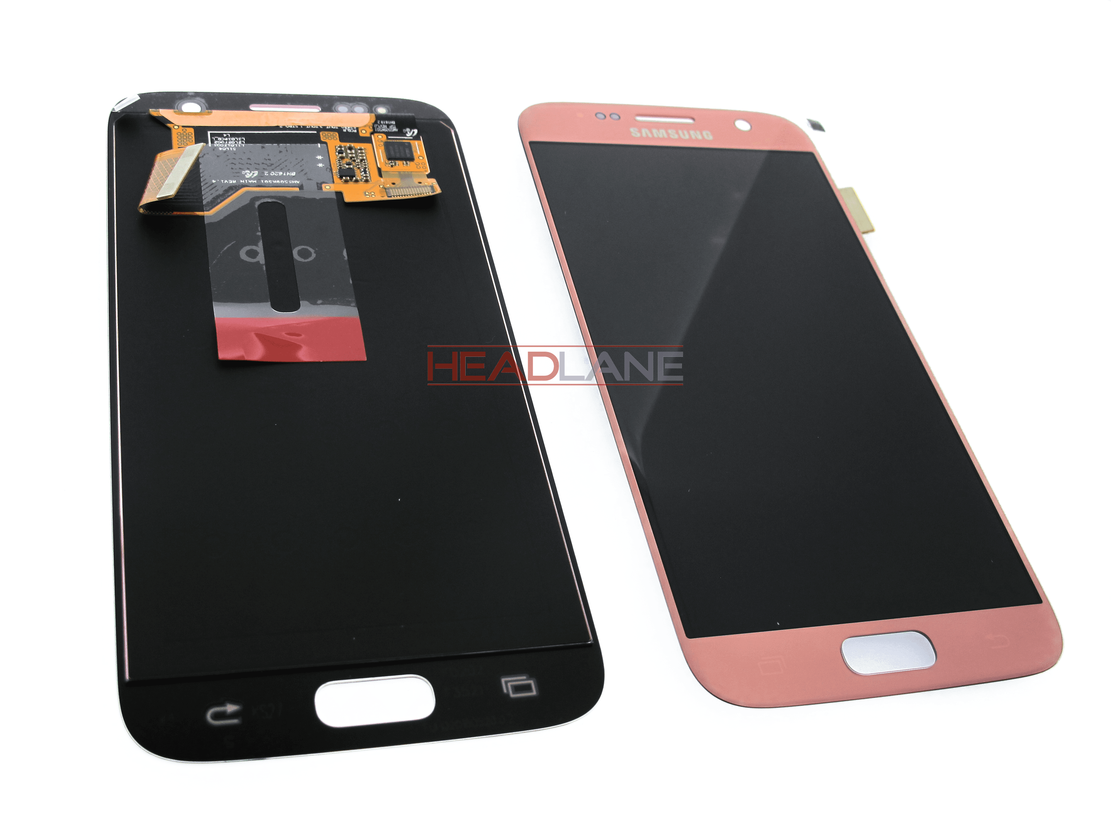 Samsung SM-G930F Galaxy S7 LCD Display / Screen + Touch - Pink Gold - view 2