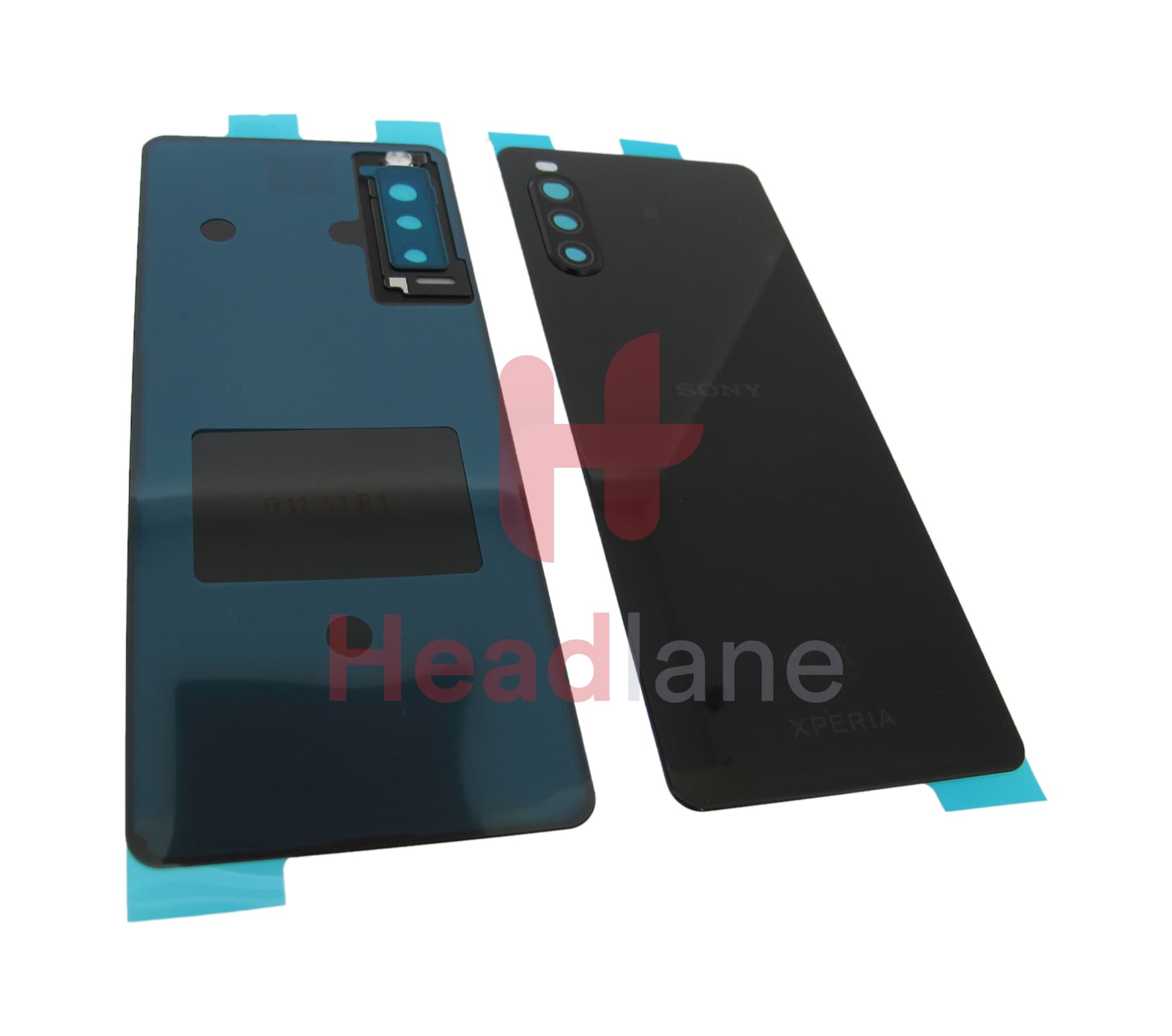 Sony XQ-AU52 Xperia 10 II (Dual SIM) Back / Battery Cover - Black - view 3