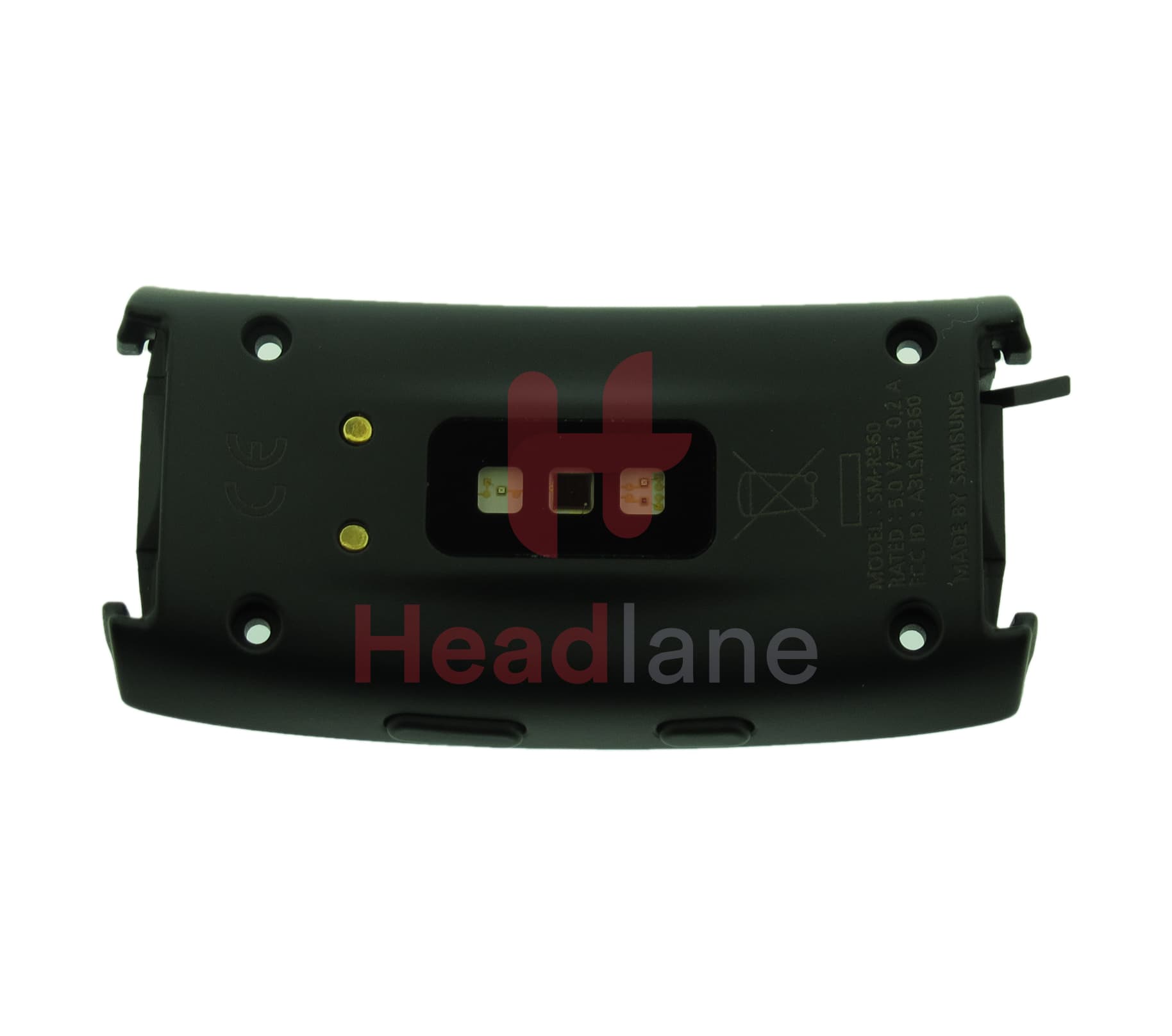 Samsung SM-R360 Gear Fit2 Back Cover - Black - view 2