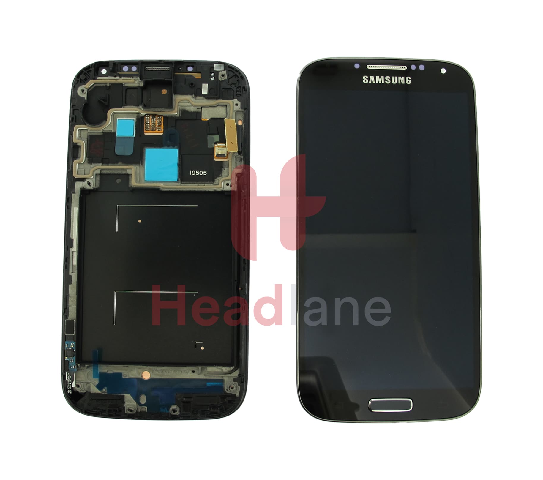 Samsung GT-I9515 Galaxy S4 VE LCD Display / Screen + Touch - Dark Black - view 3