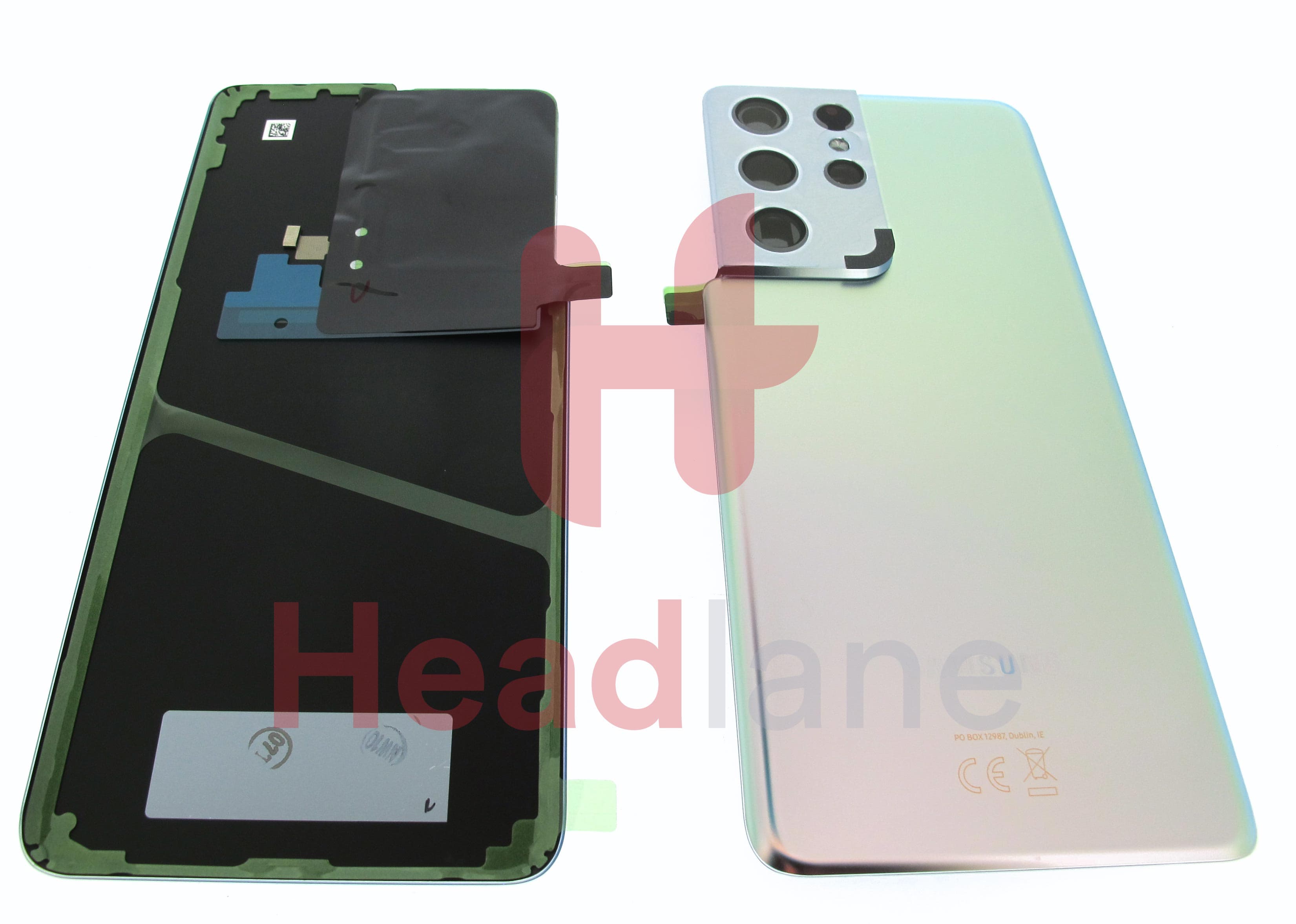 Samsung SM-G998 Galaxy S21 Ultra 5G Back / Battery Cover - Phantom Silver - view 2