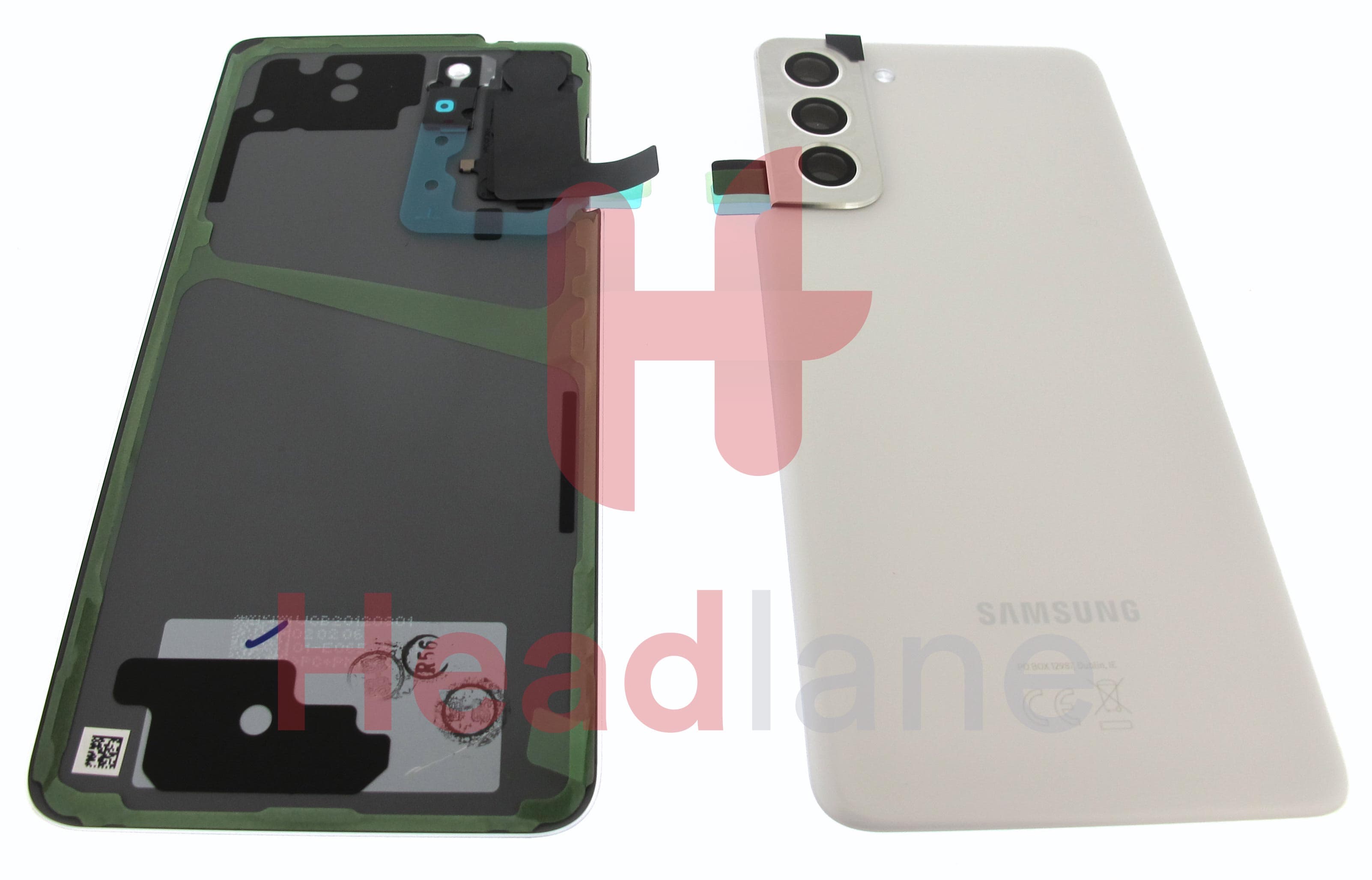 Samsung SM-G991 Galaxy S21 5G Back / Battery Cover - Phantom White - view 3