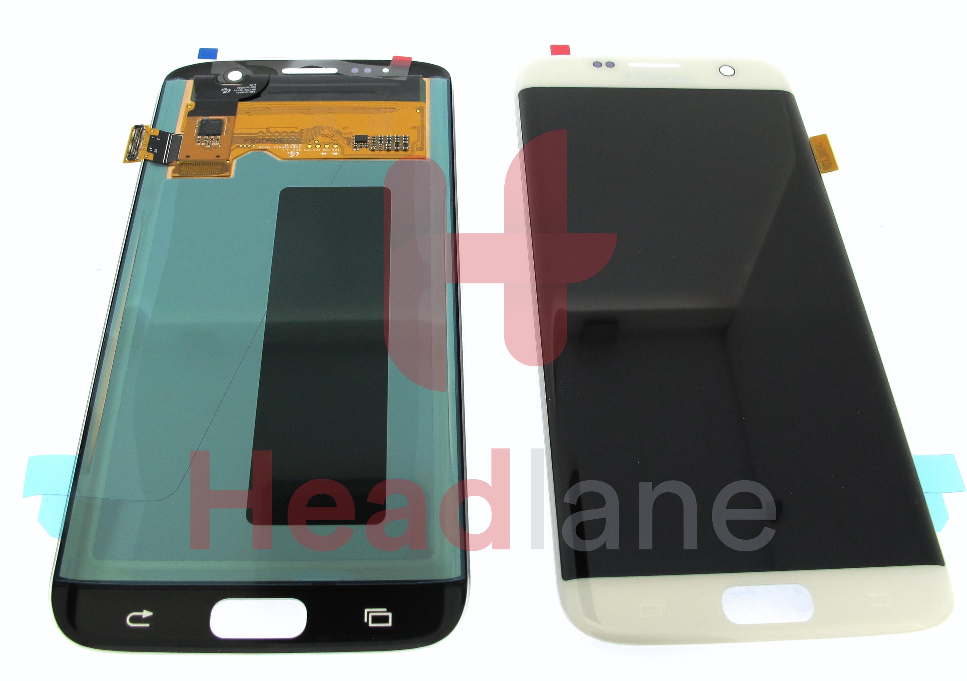 Samsung SM-G935 Galaxy S7 Edge LCD Display / Screen + Touch - White (No Frame) - view 3