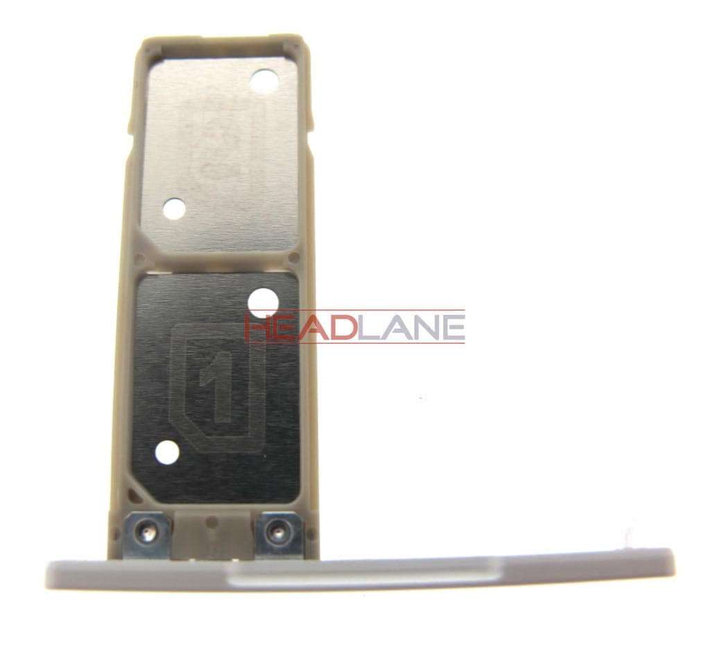 Sony G3112 Xperia XA1 SIM Card Tray - White (Dual) - view 2