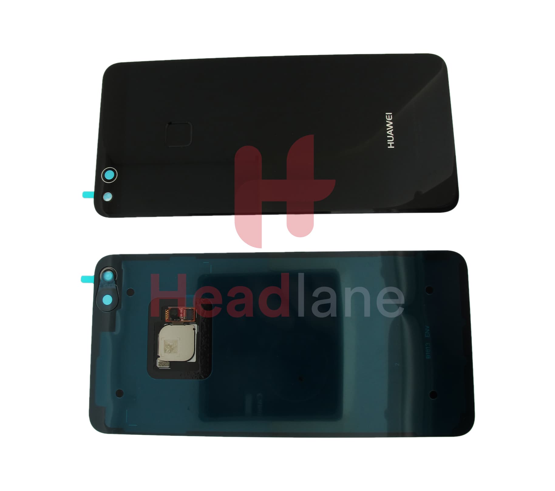 Huawei P10 Lite Back / Battery Cover - Black - view 3