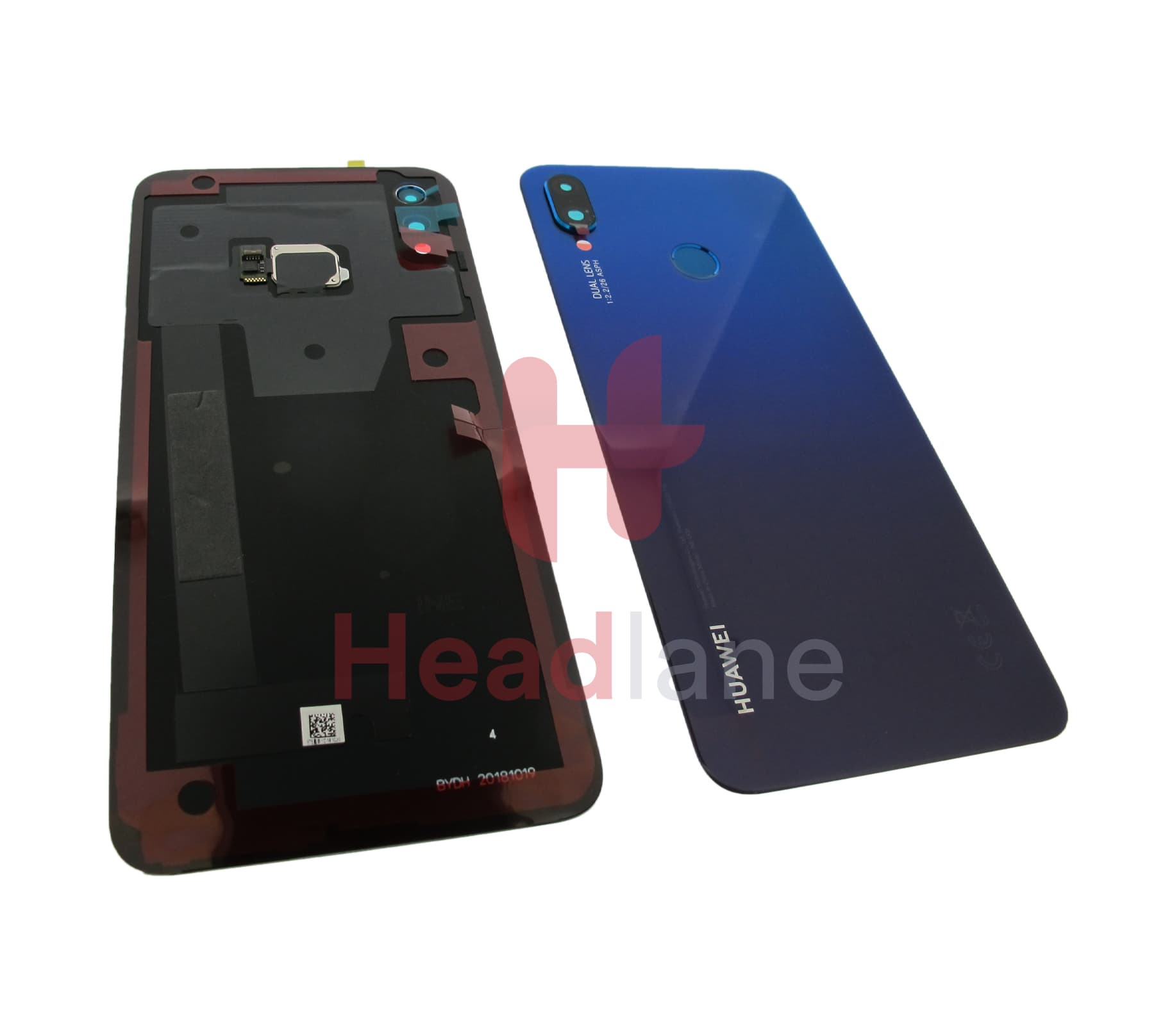 Huawei P Smart+ / P Smart Plus Nova 3i Back / Battery Cover - Blue - view 3