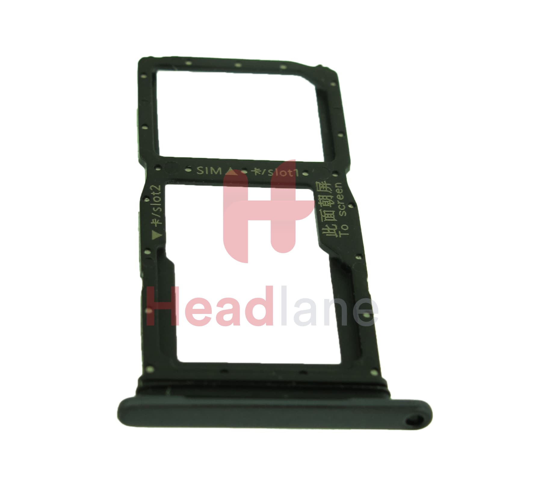 Huawei P Smart Z SIM Card + MicroSD Card Tray - Black - view 2