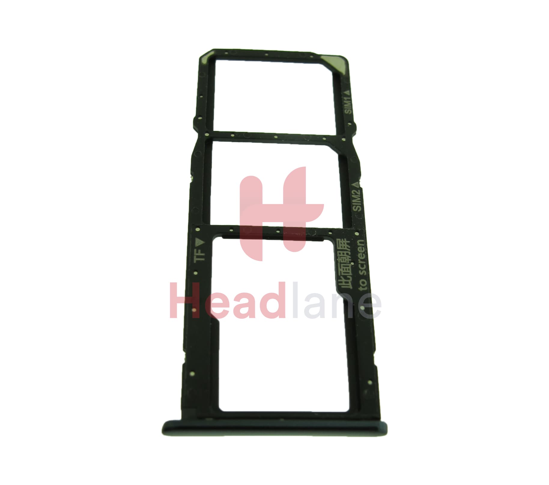 Huawei Y7 (2018) 3 in 1 SIM Card Tray - Black - view 2