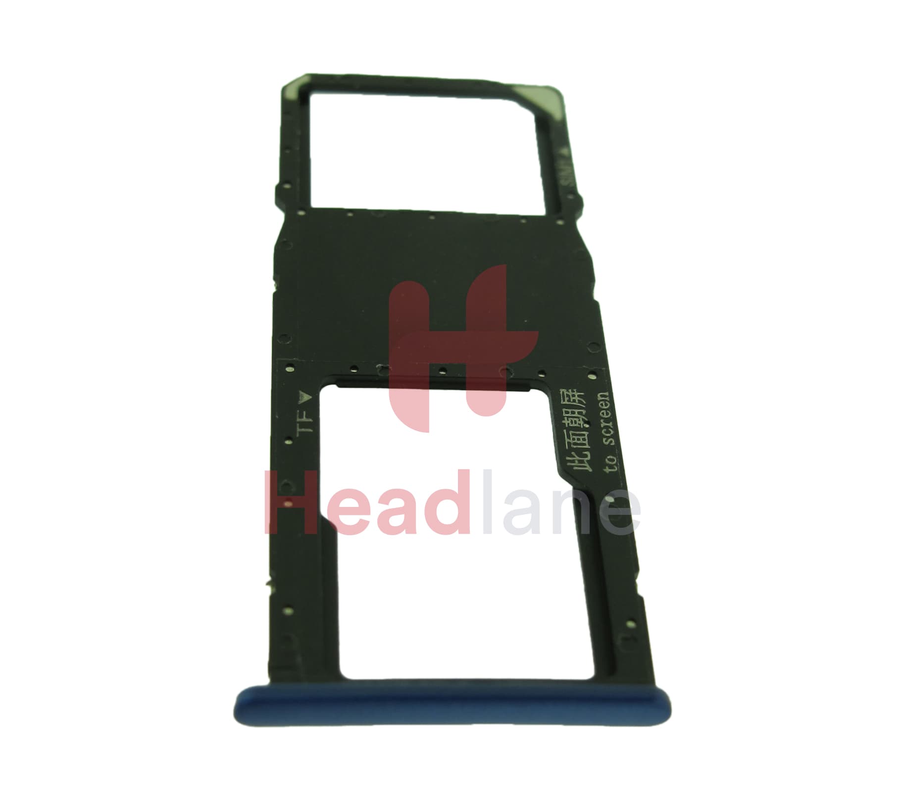 Huawei Y7 (2018) SIM / Memory Card Tray - Blue - view 2