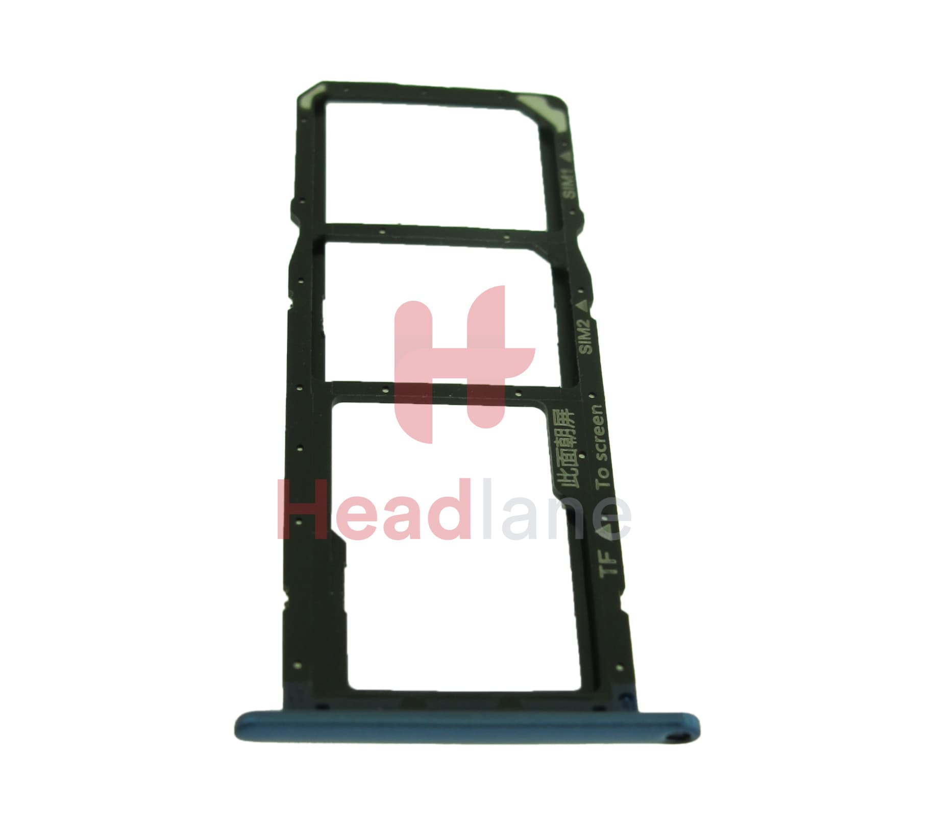 Huawei Honor 7A Pro / Honor 7C / Y6 (2018) SIM / Memory Card Tray - Blue - view 2