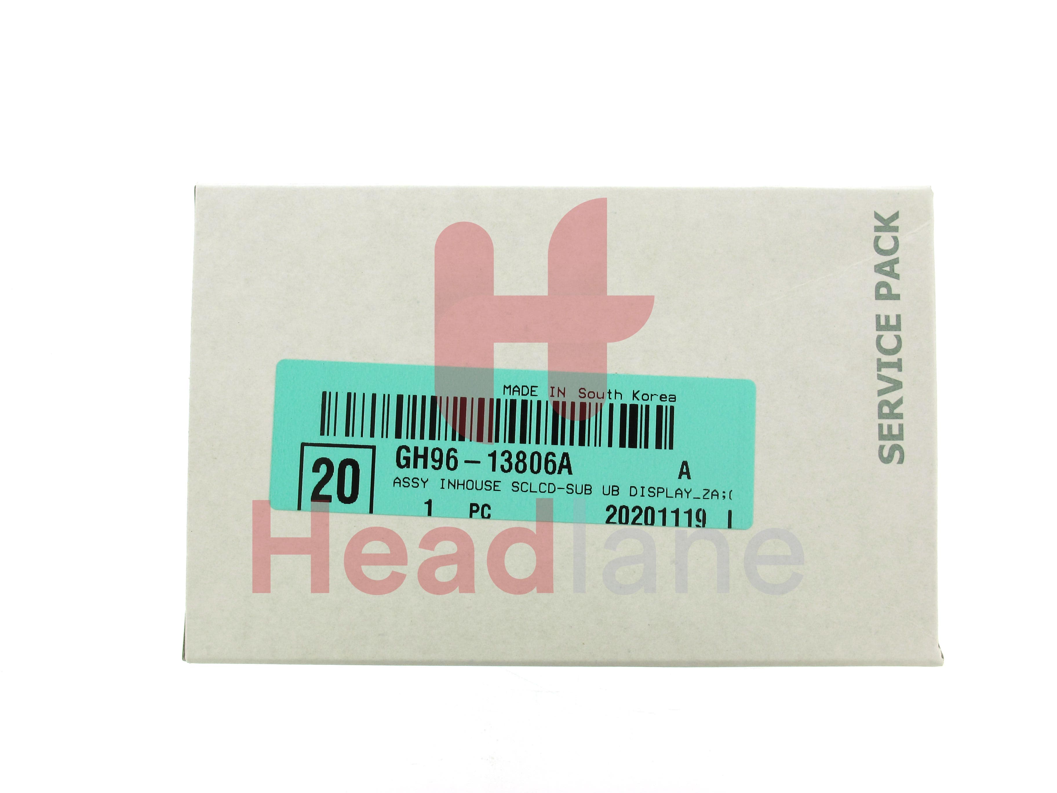 Samsung SM-F707 Galaxy Z Flip 5G Outer LCD Display / Screen + Touch - Mystic Grey - view 3