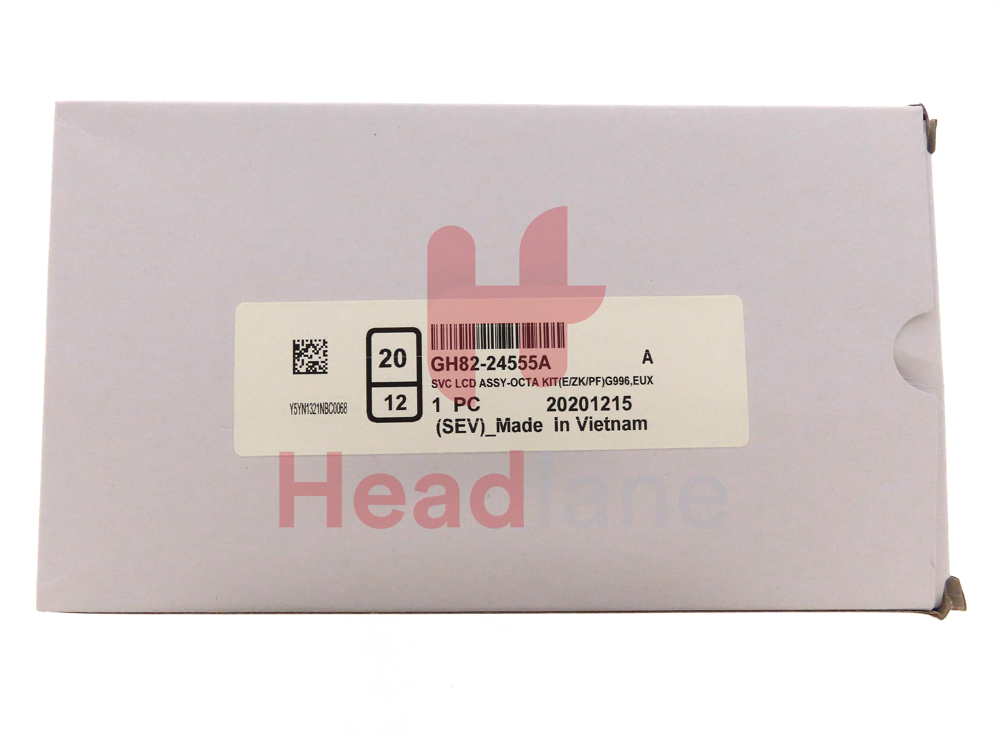 Samsung SM-G996 Galaxy S21+ 5G LCD Display / Screen + Touch + Battery - Phantom Black - view 4