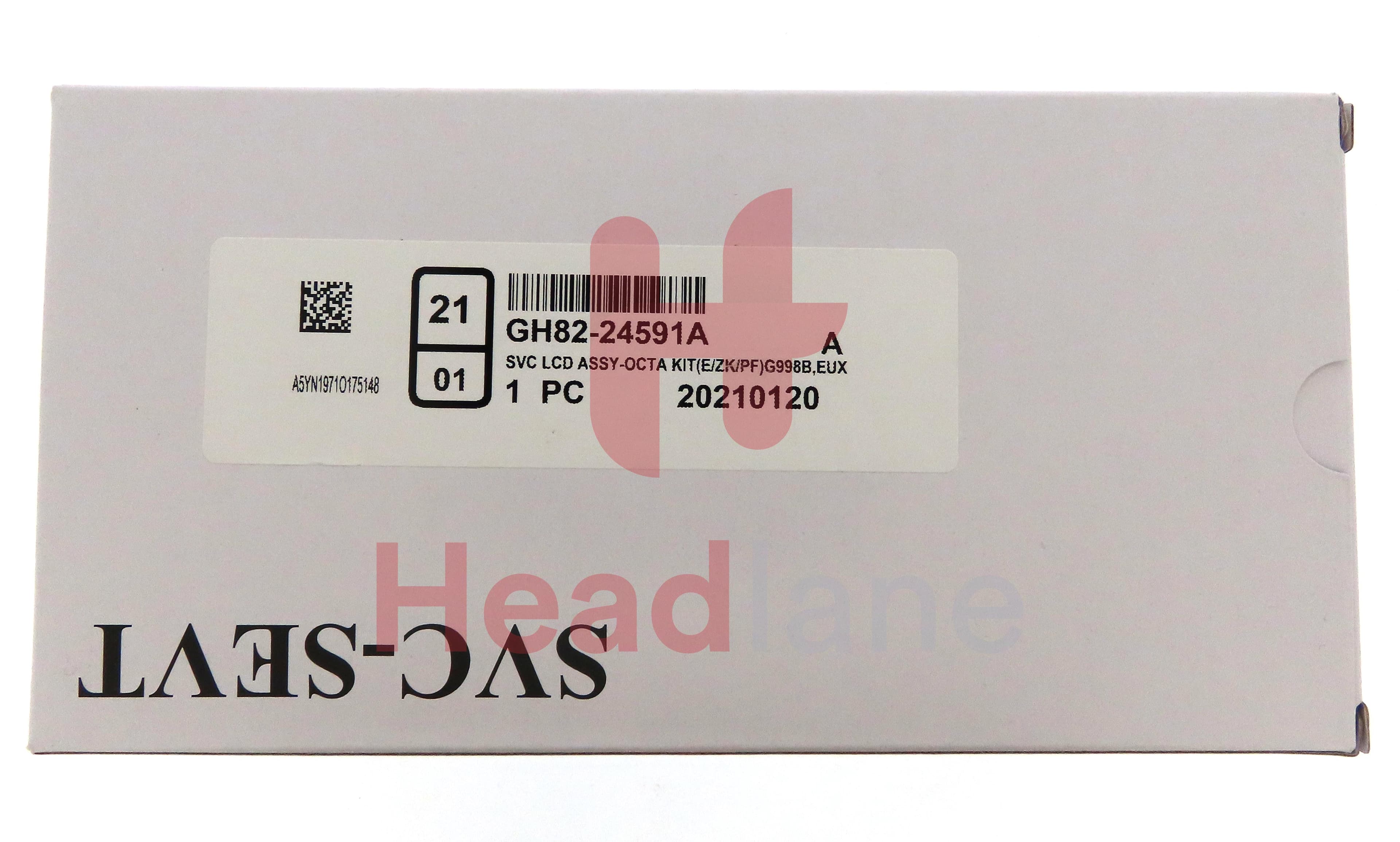 Samsung SM-G998 Galaxy S21 Ultra 5G LCD Display / Screen + Touch + Battery - Phantom Black - view 4