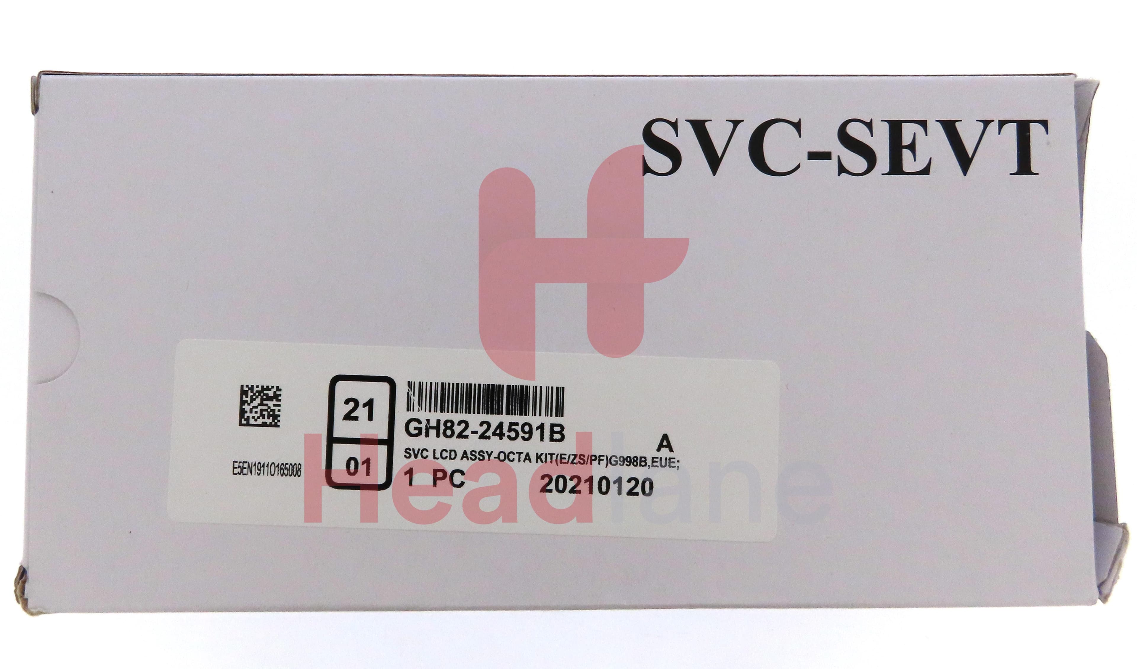 Samsung SM-G998 Galaxy S21 Ultra 5G LCD Display / Screen + Touch + Battery - Phantom Silver - view 4