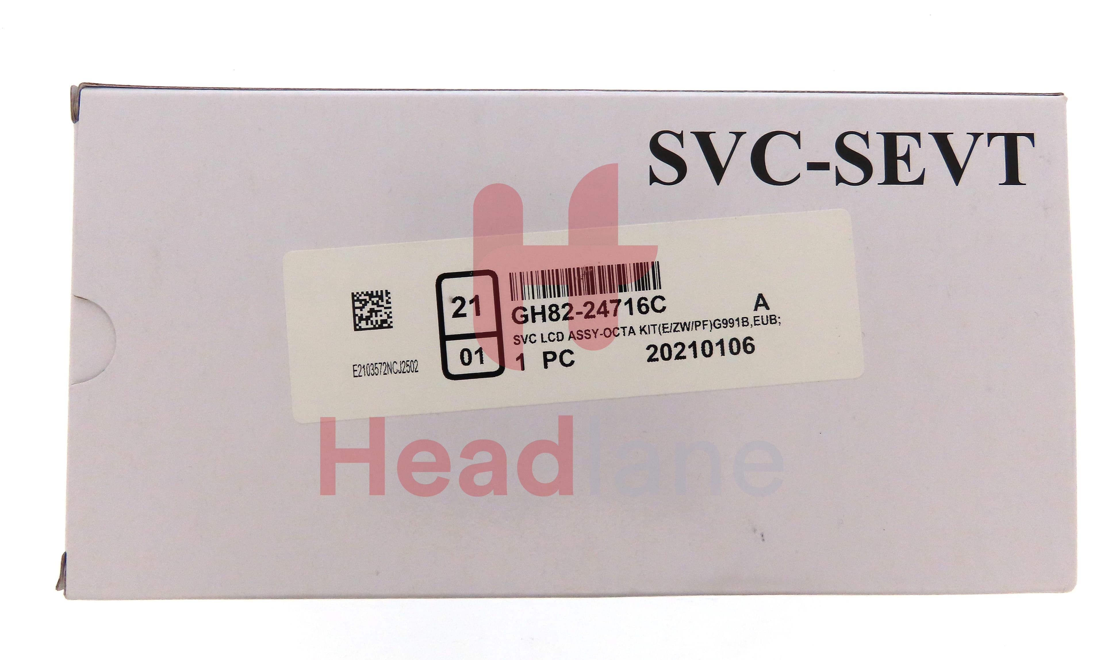 Samsung SM-G991 Galaxy S21 5G LCD Display / Screen + Touch + Battery - Phantom White - view 4