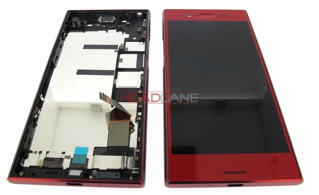 Sony G8141 Xperia XZ Premium LCD Display / Screen + Touch - Red - view 2