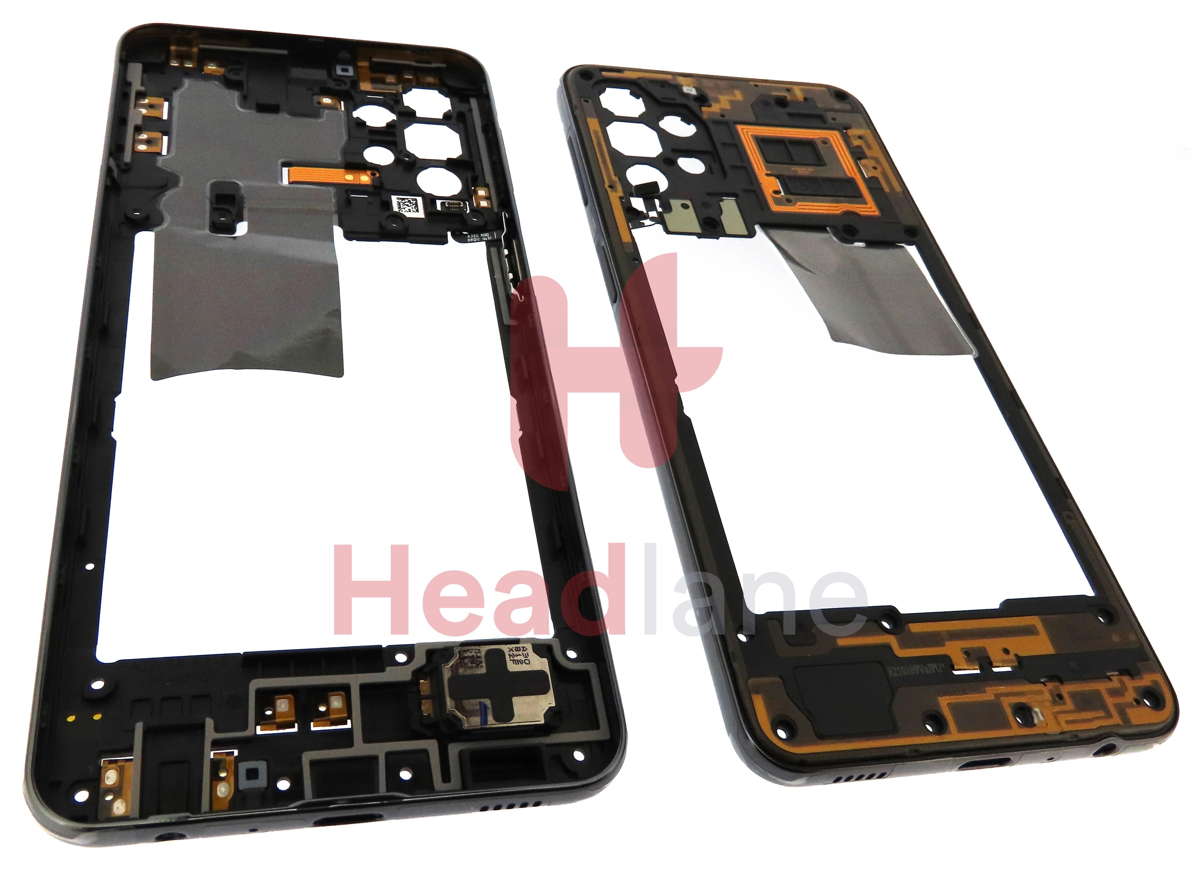 Samsung SM-A326 Galaxy A32 5G Middle Cover / Chassis - Black - view 2