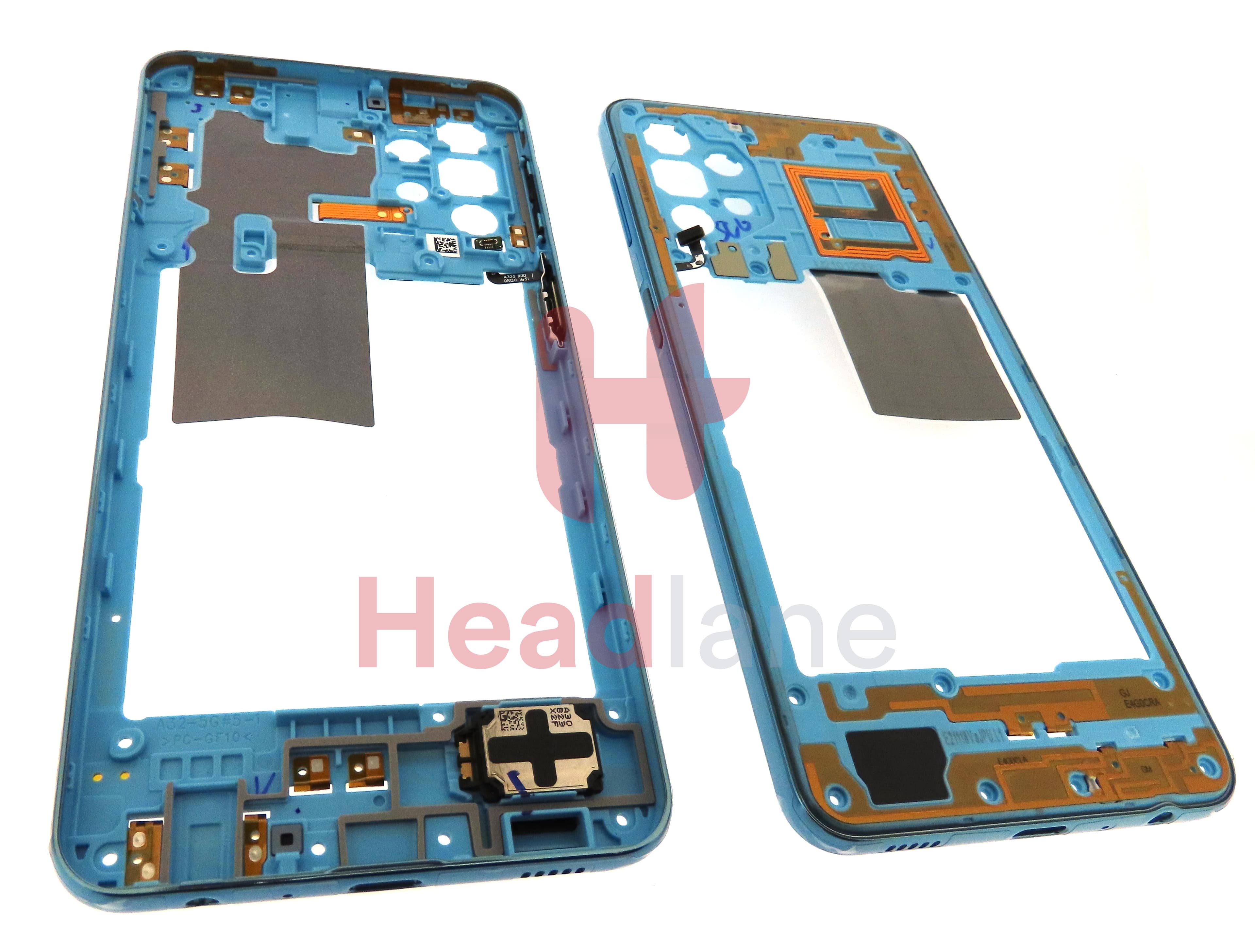 Samsung SM-A326 Galaxy A32 5G Middle Cover / Chassis - Blue - view 2